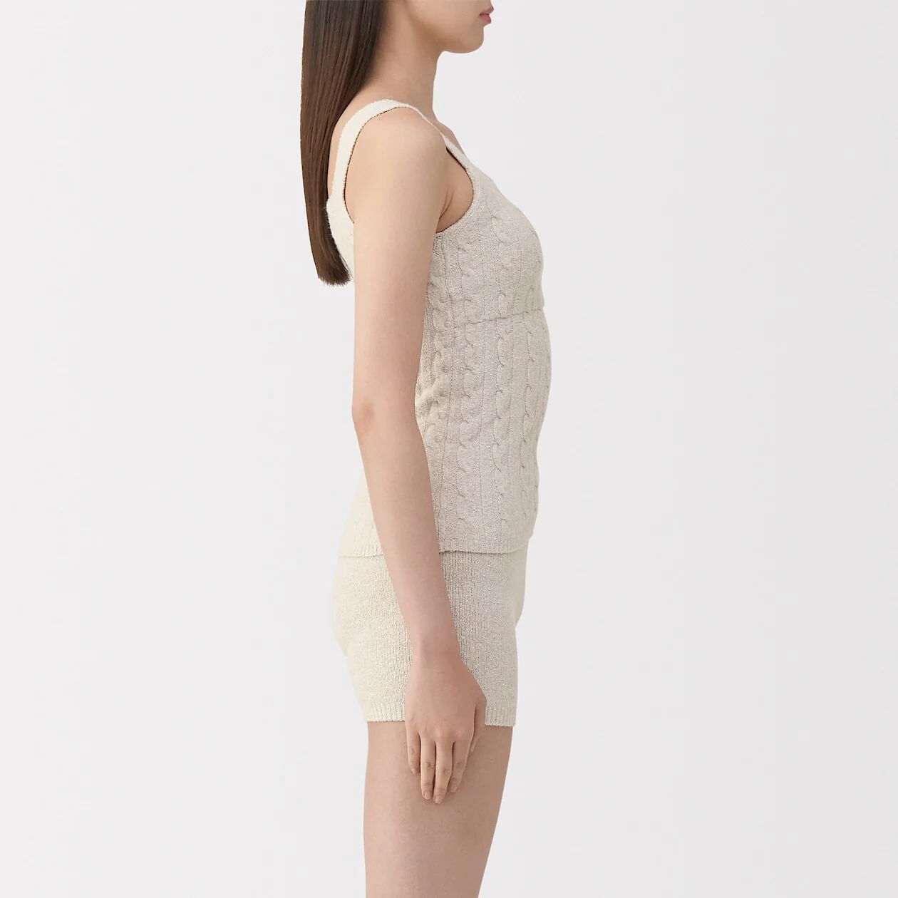 Cotton Cosy Knit Bra Tank Top - Image 4