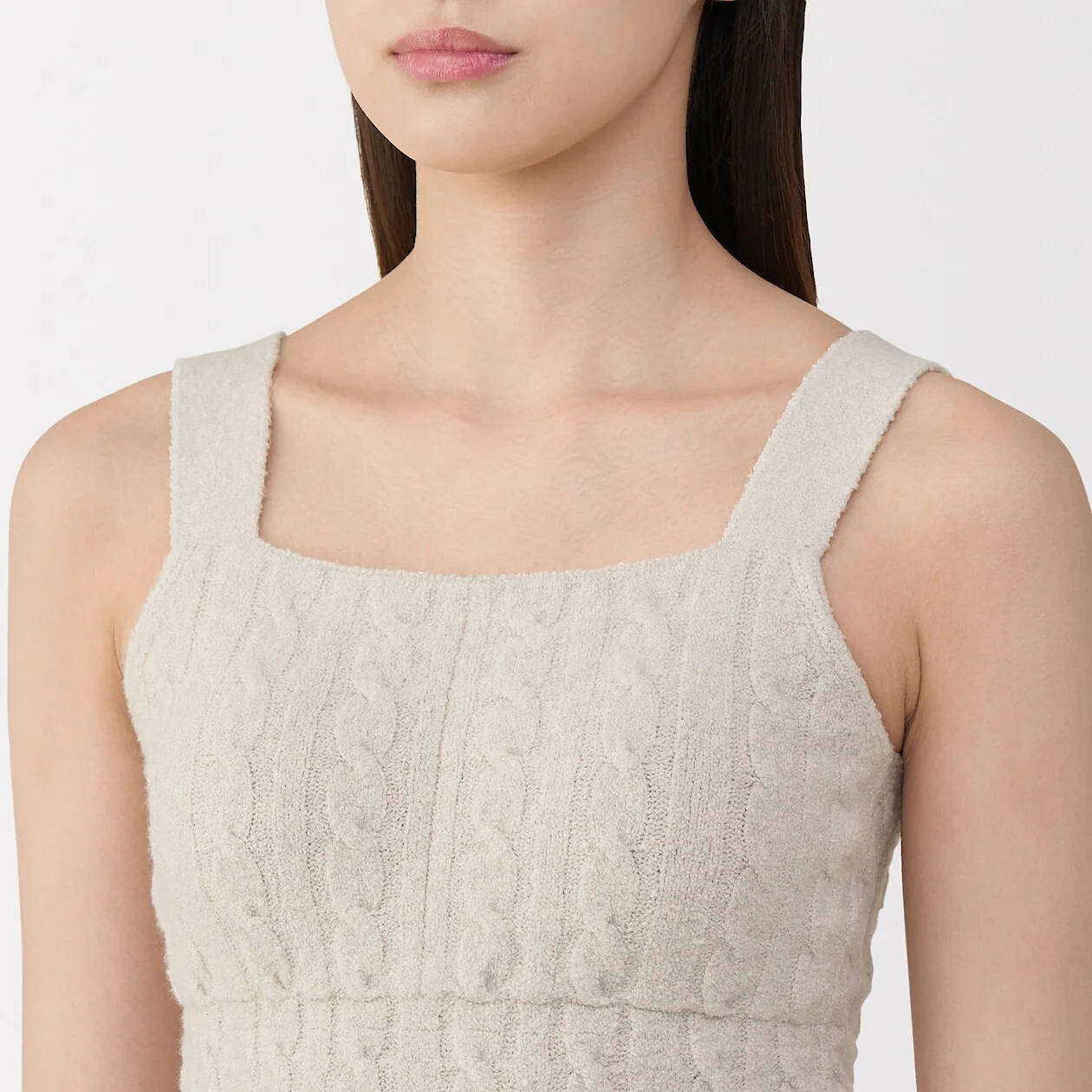 Cotton Cosy Knit Bra Tank Top - Image 6