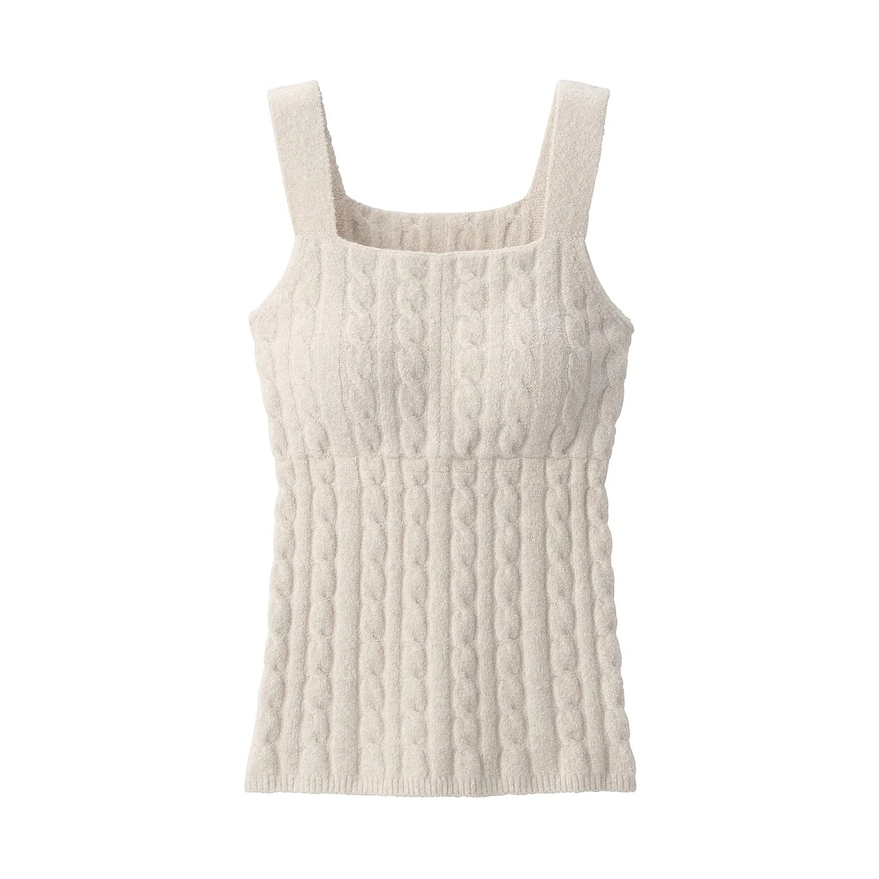 Cotton Cosy Knit Bra Tank Top - Image 9