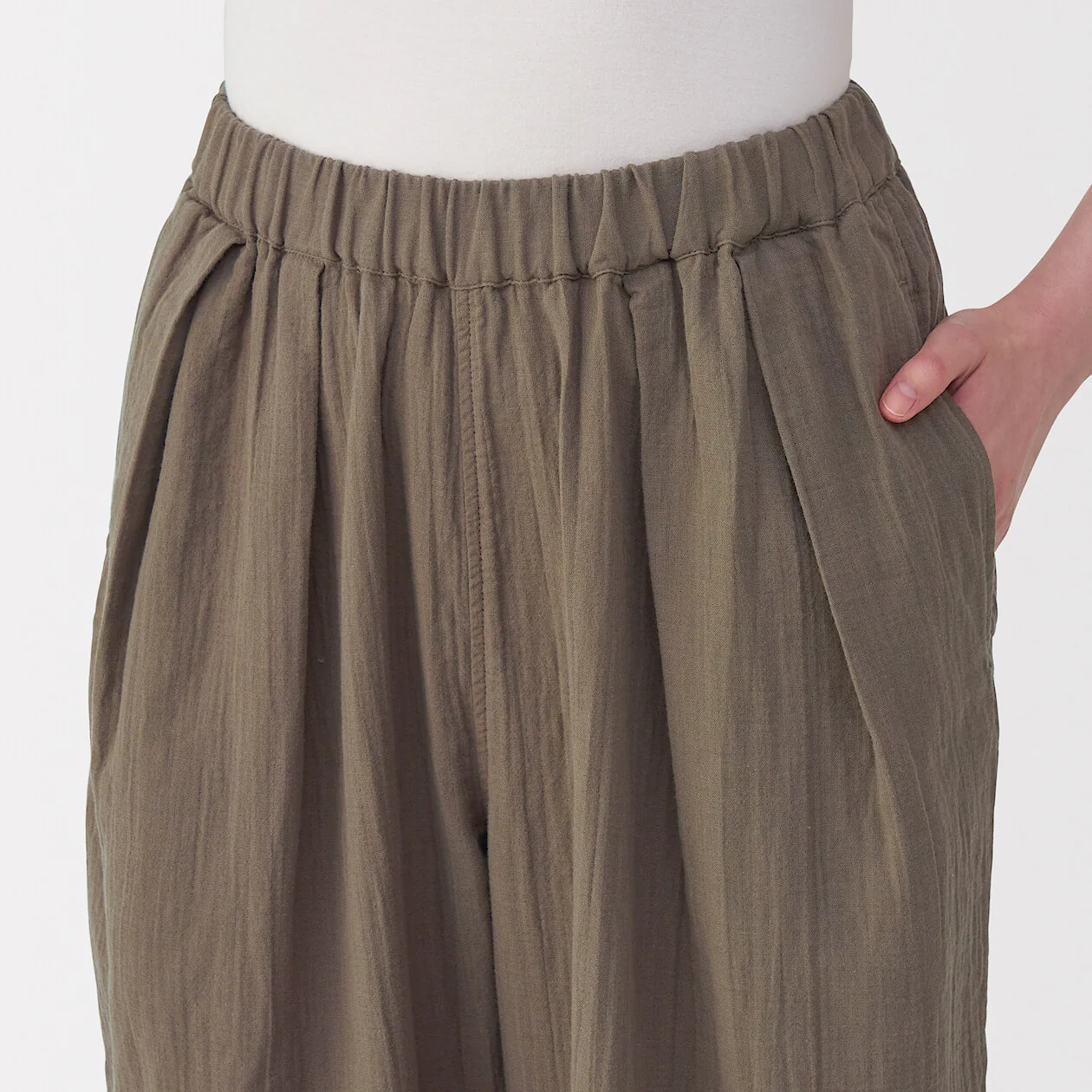 Crepe Gauze 3/4 Sleeve Loungewear Set - Image 24