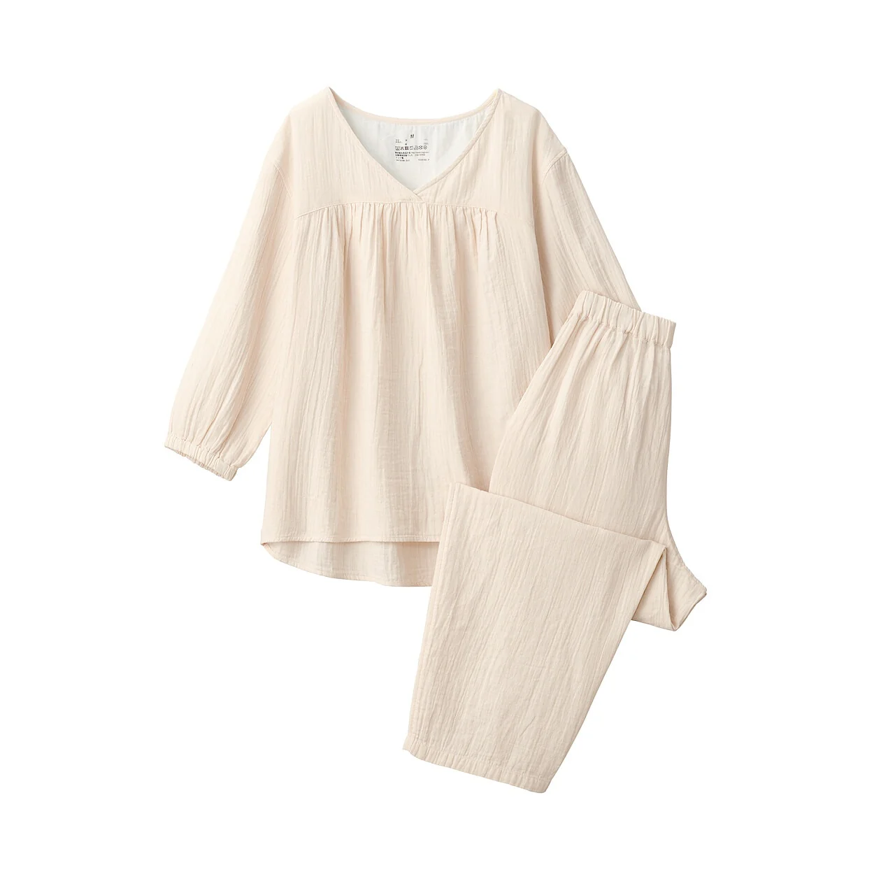 Crepe Gauze 3/4 Sleeve Loungewear Set - Image 8