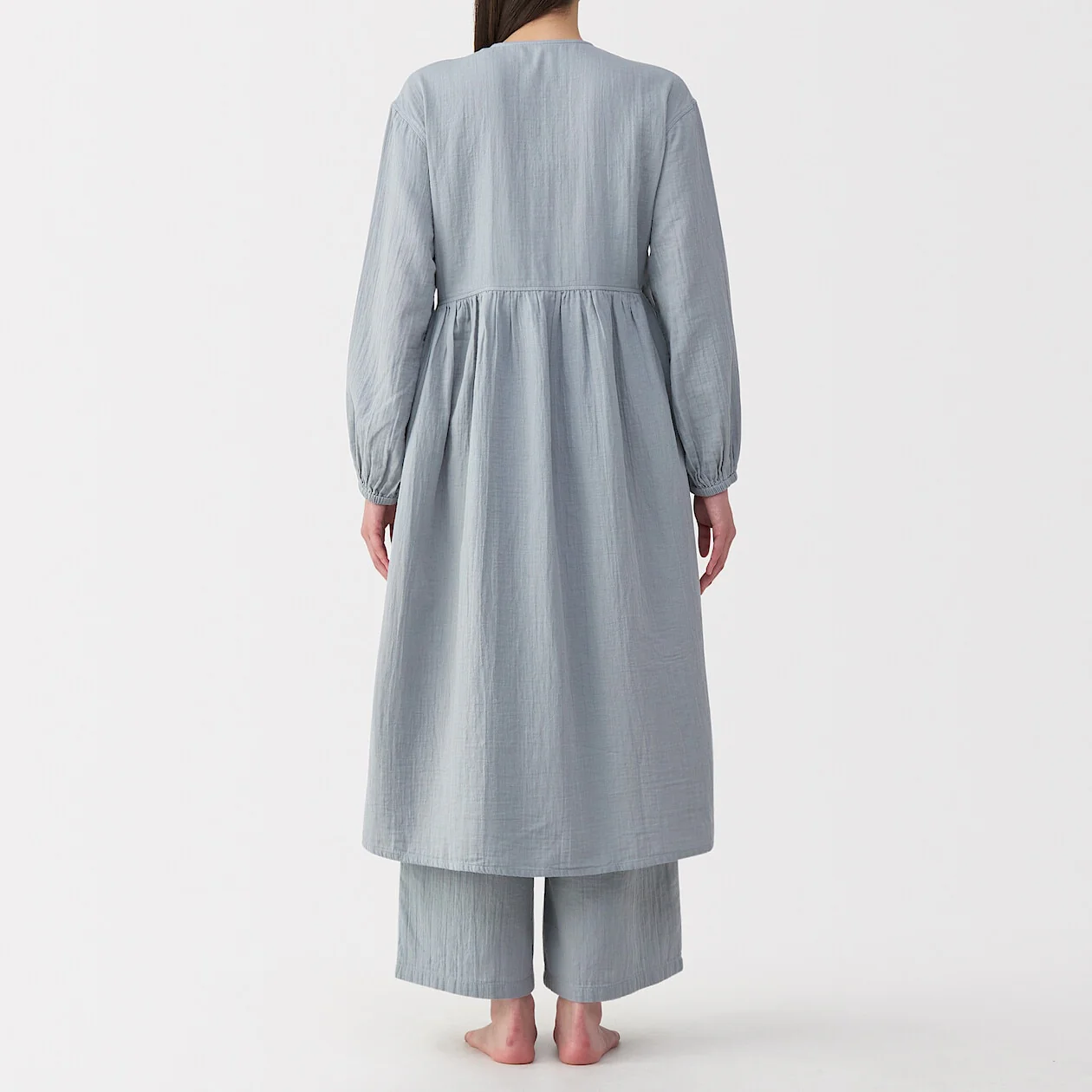 Crepe Gauze Long Cardigan - Image 22