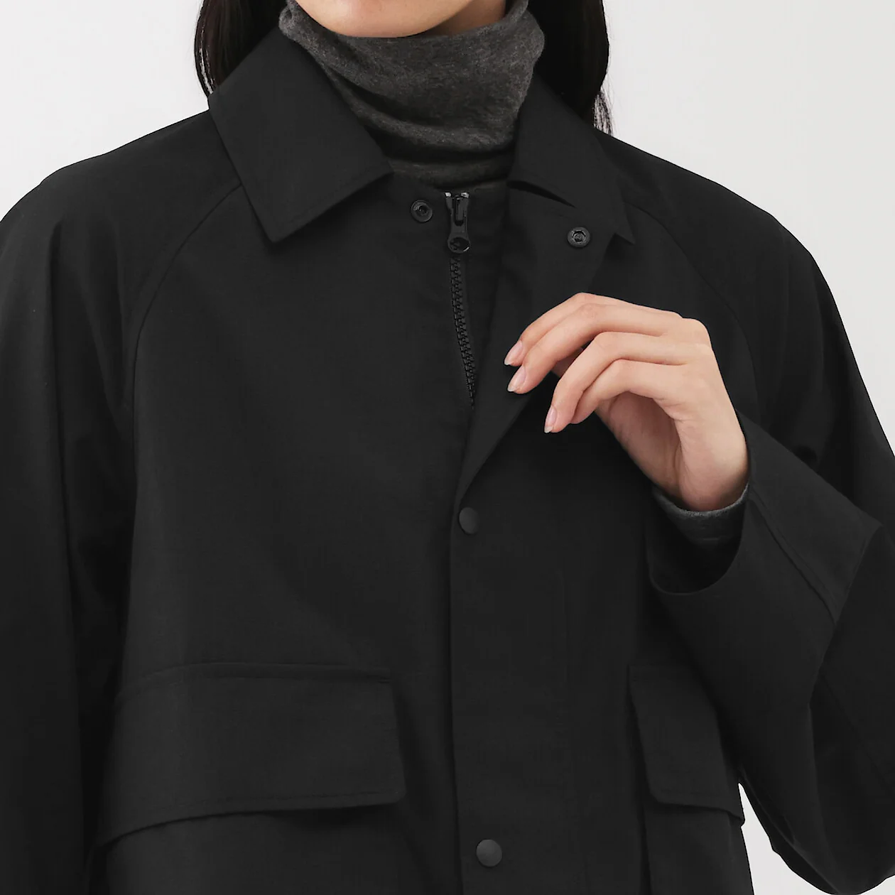 Cropped Blouson Jacket - Image 8