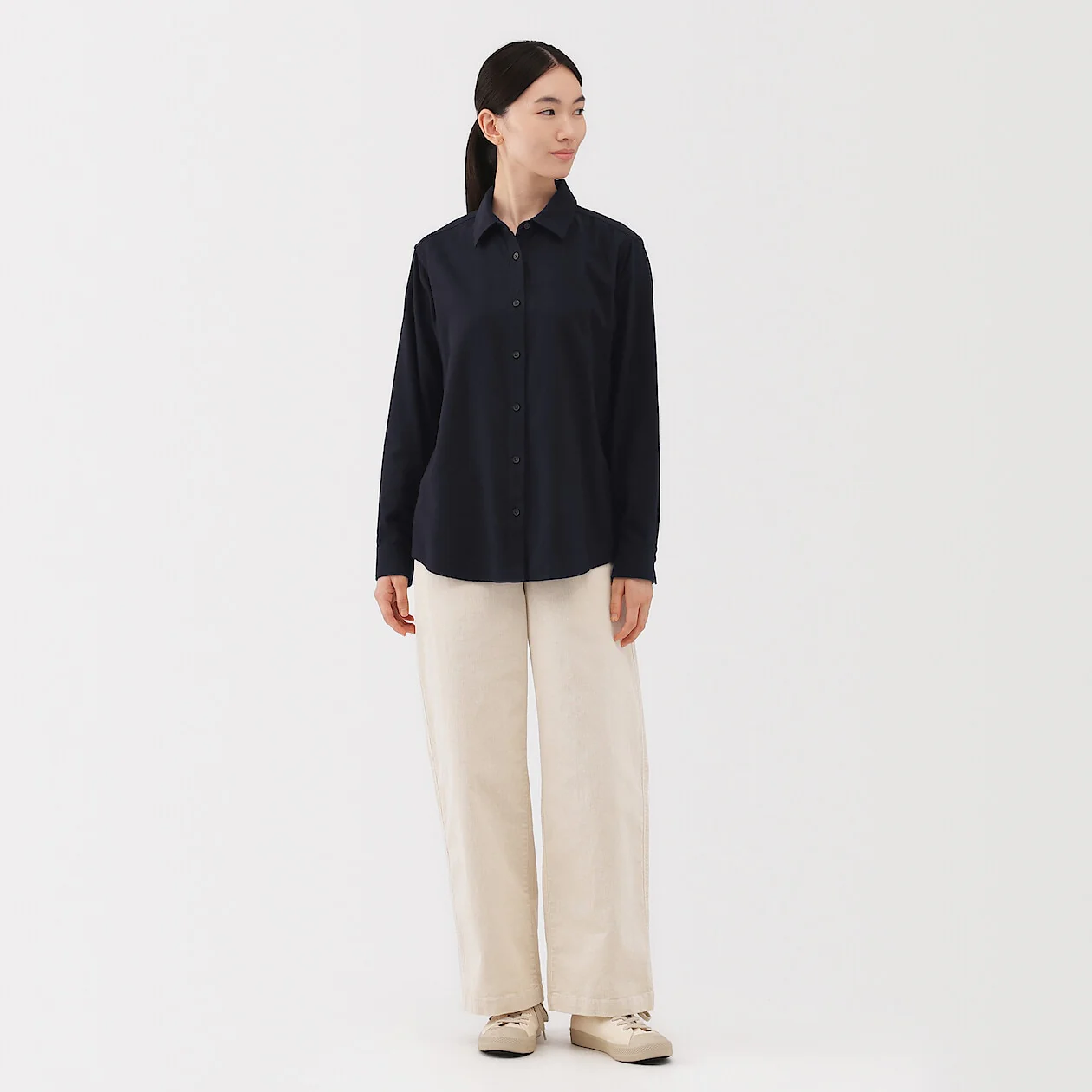 Double Brushed Flannel Long Sleeve Shirt - Image 14