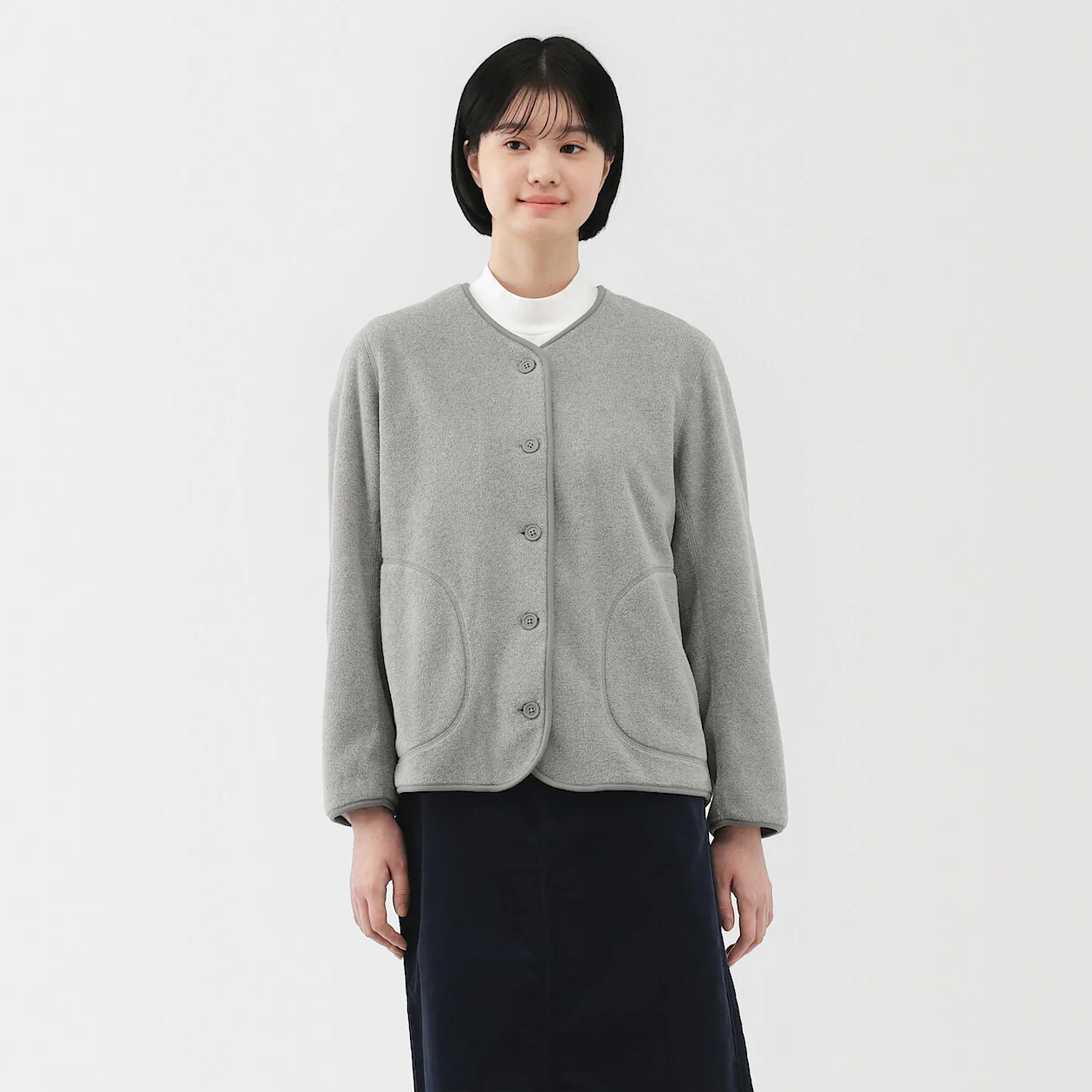 Easy Recycled Fleece Cardigan
