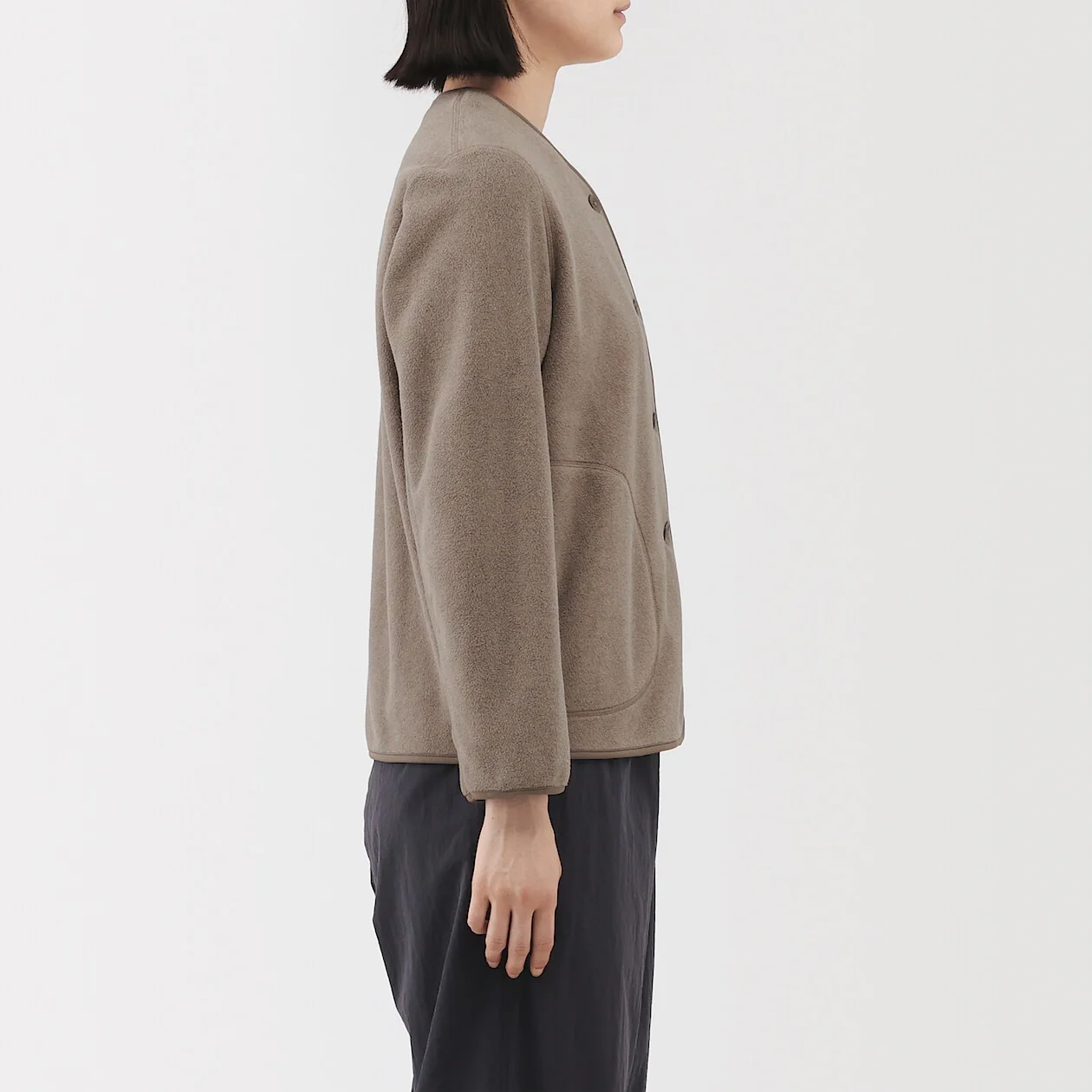 Easy Recycled Fleece Cardigan - Image 3