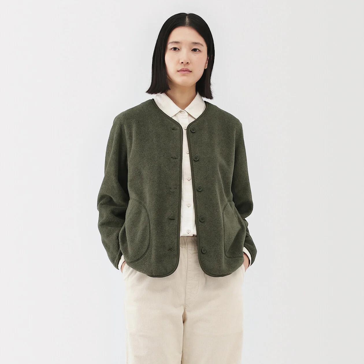 Easy Recycled Fleece Cardigan - Image 33