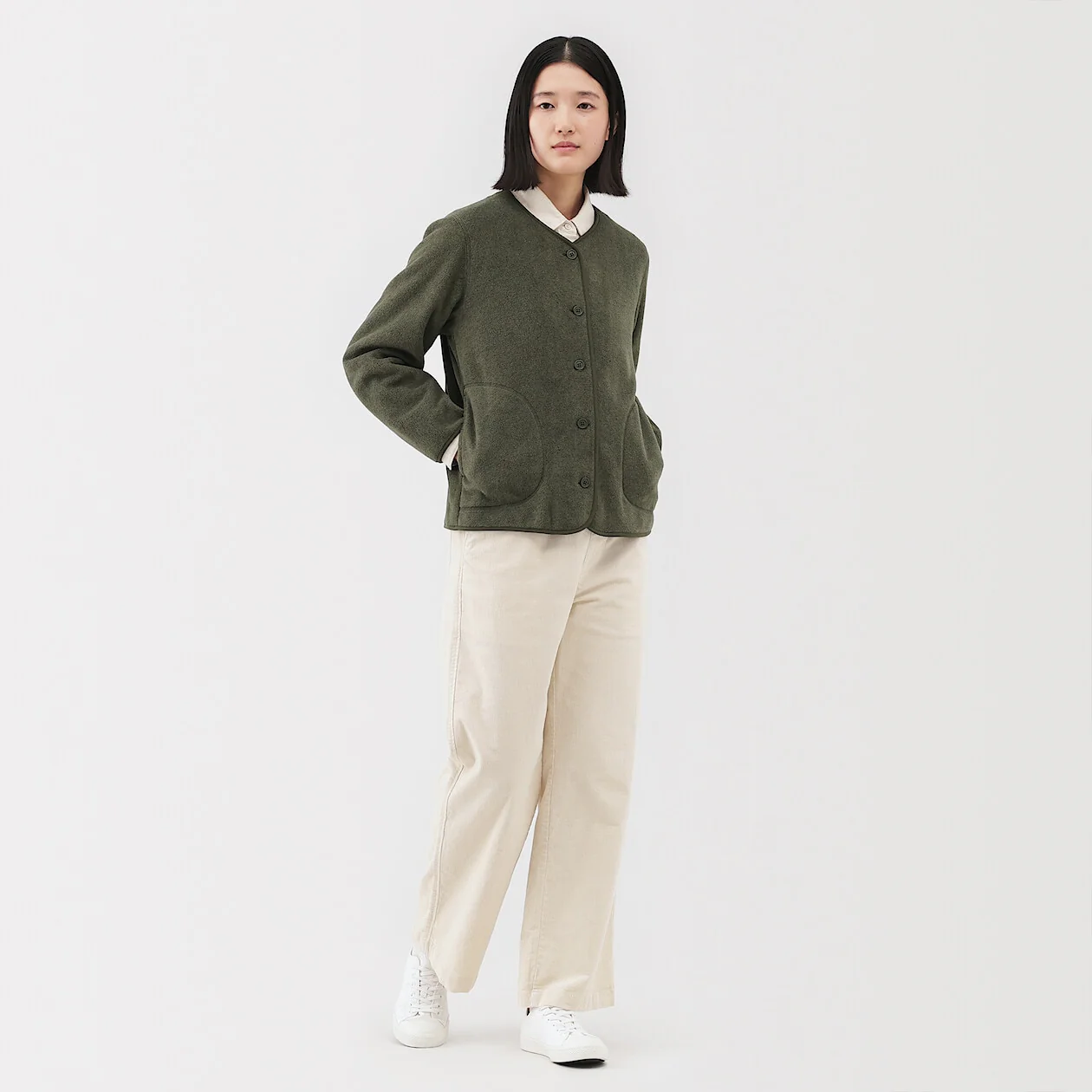 Easy Recycled Fleece Cardigan - Image 34