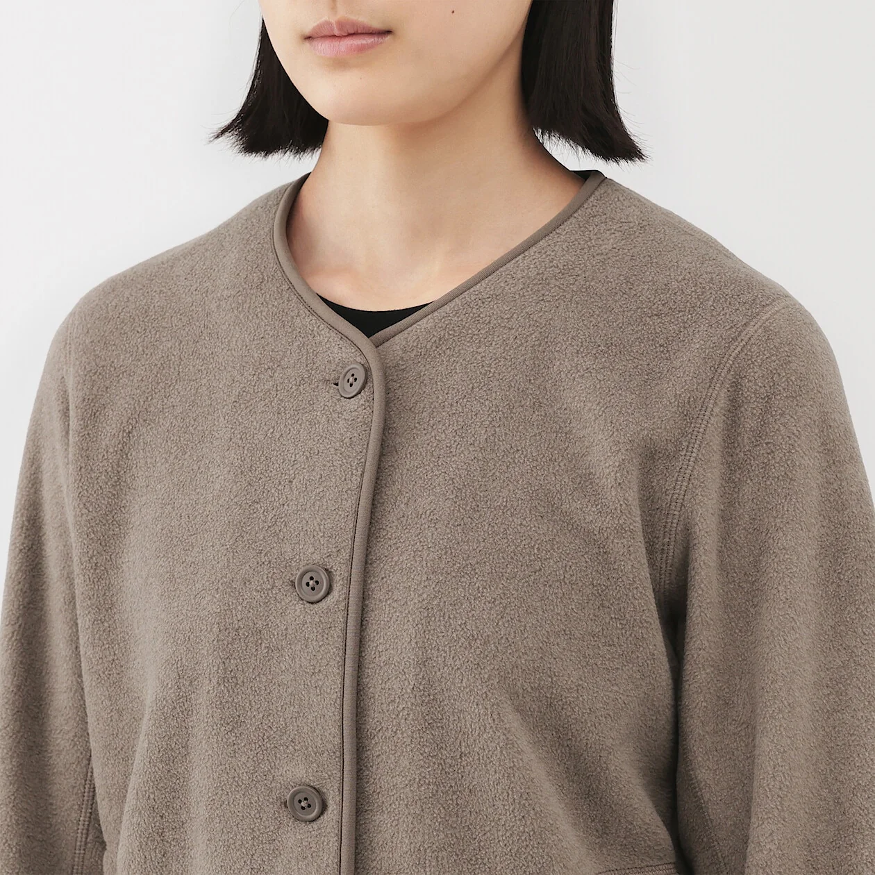 Easy Recycled Fleece Cardigan - Image 5