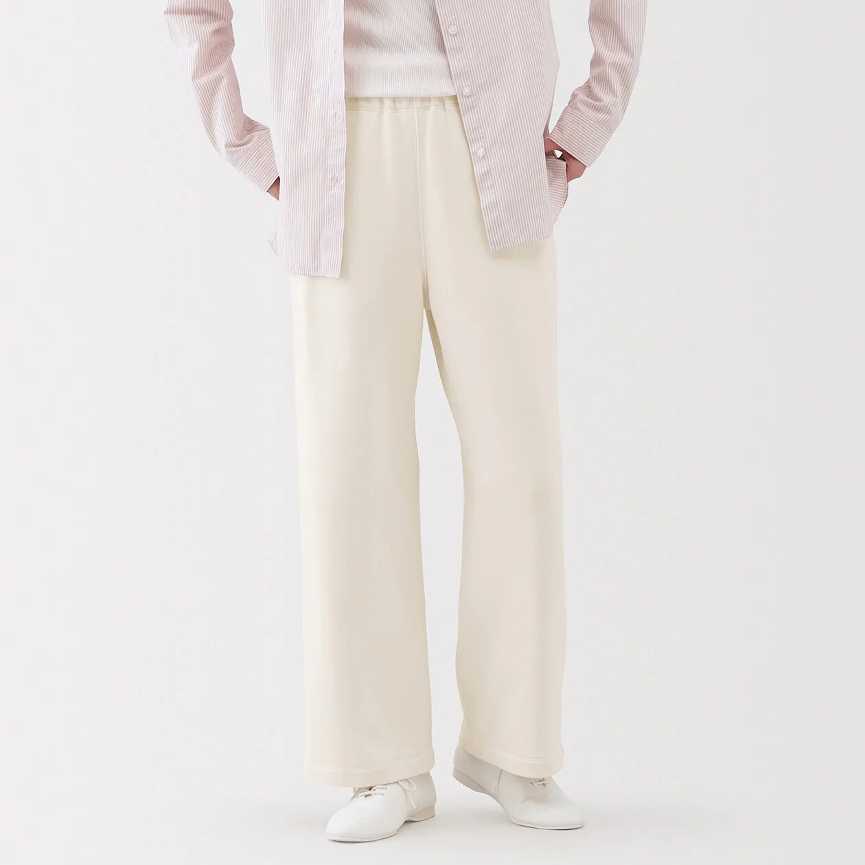French Terry Wide Sweatpants - Image 10