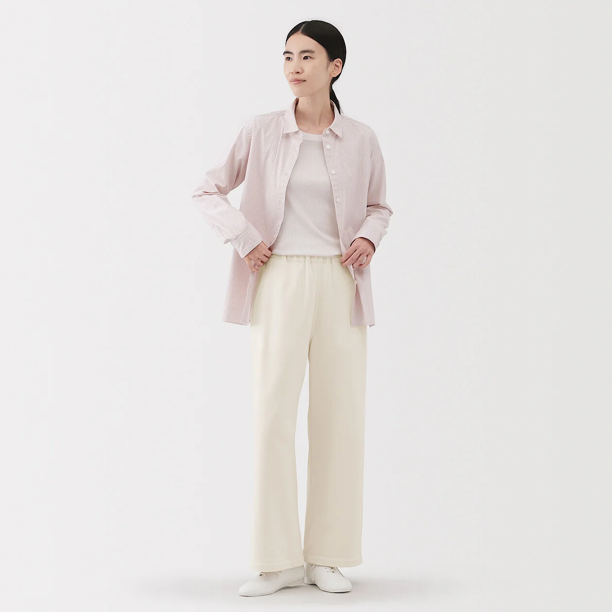 French Terry Wide Sweatpants - Image 11