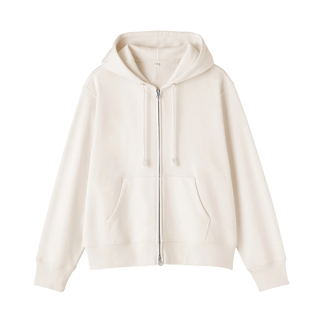 French Terry Double Zip-Up Hoodie - Image 20
