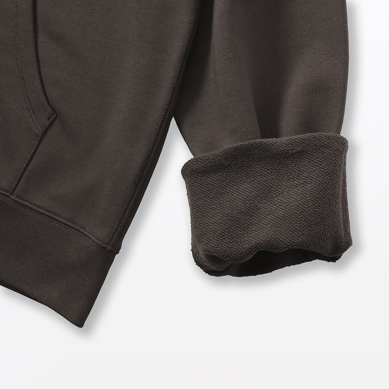French Terry Double Zip-Up Hoodie - Image 26