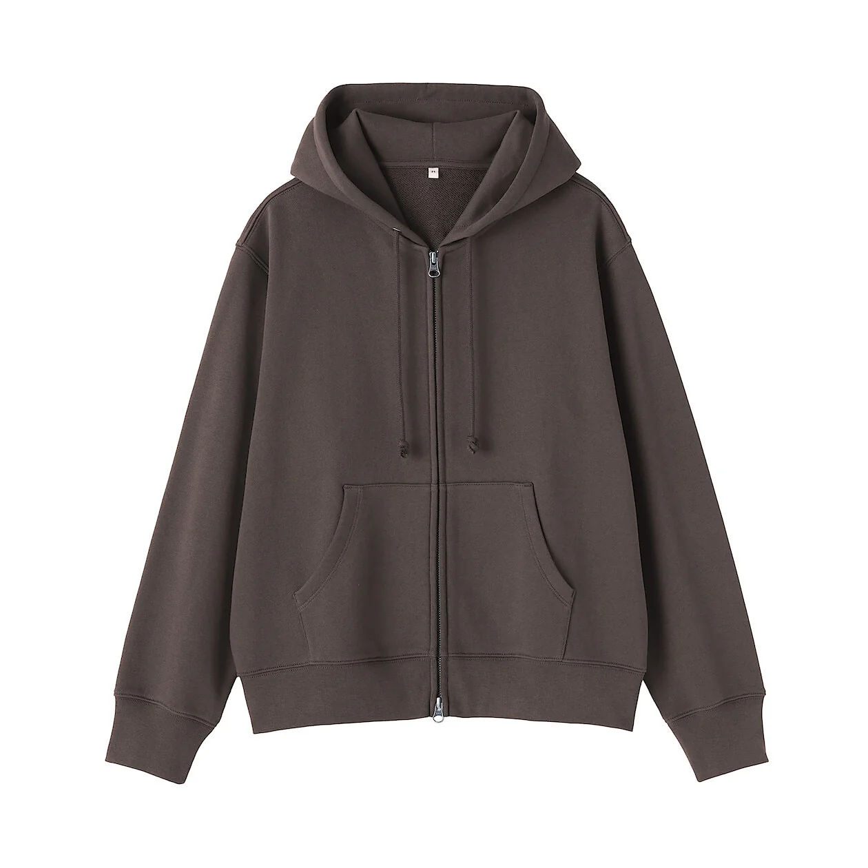French Terry Double Zip-Up Hoodie - Image 27