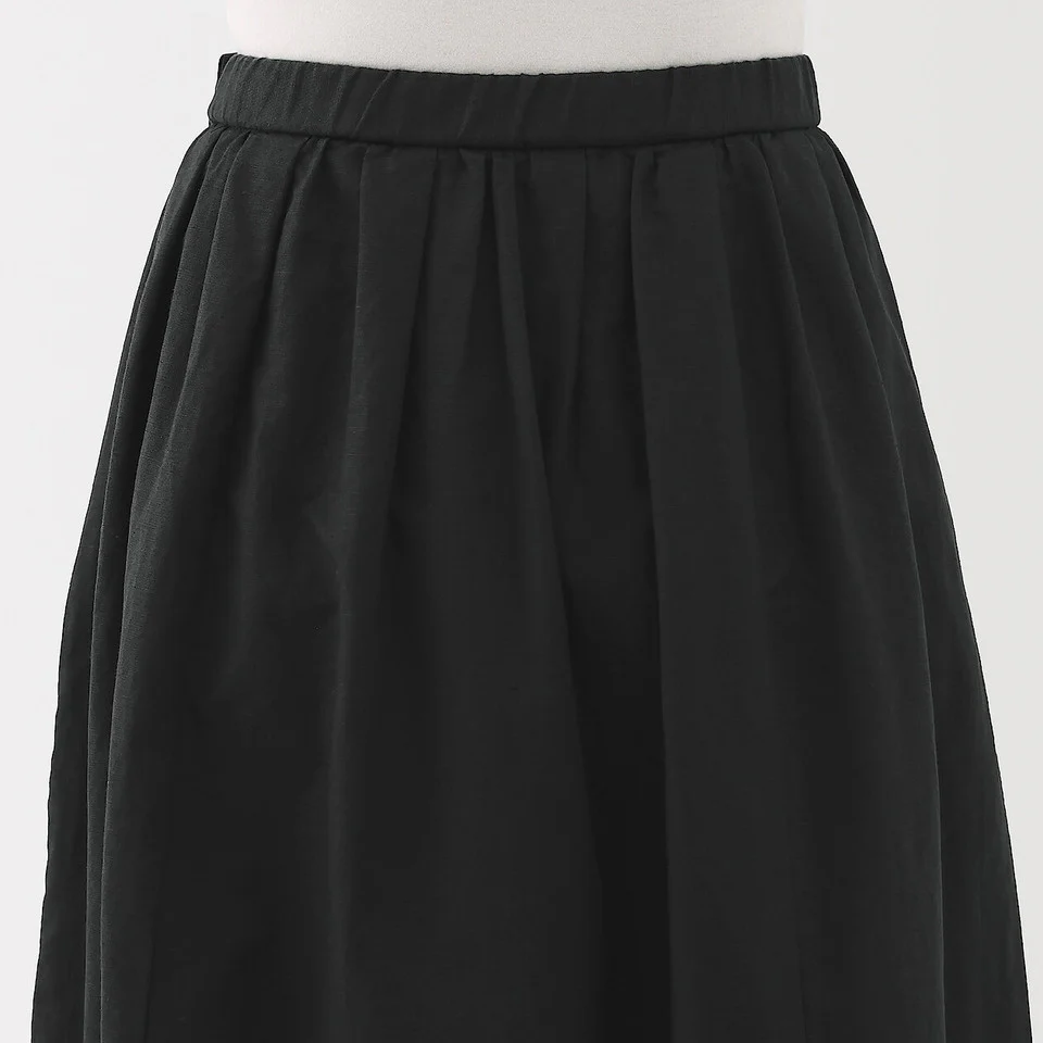 Hemp Cotton Easy Long Skirt - Image 27