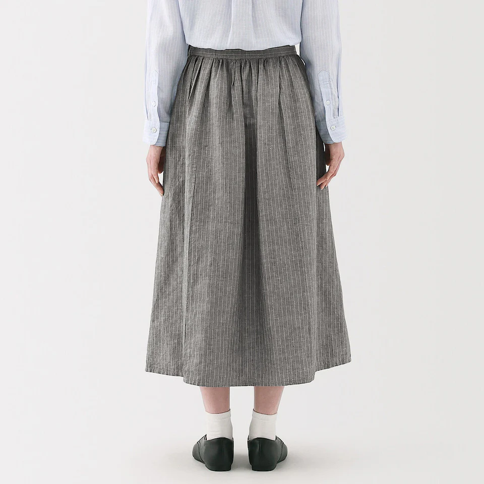 Hemp Cotton Easy Long Skirt - Image 4