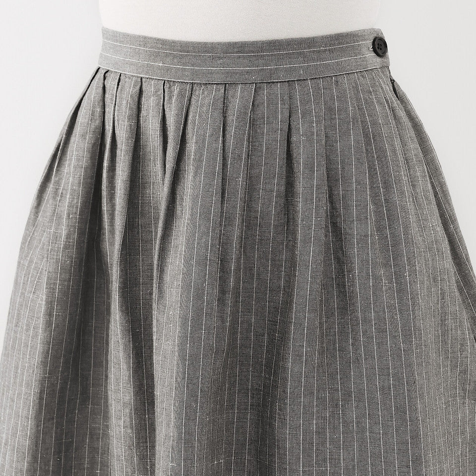 Hemp Cotton Easy Long Skirt - Image 6