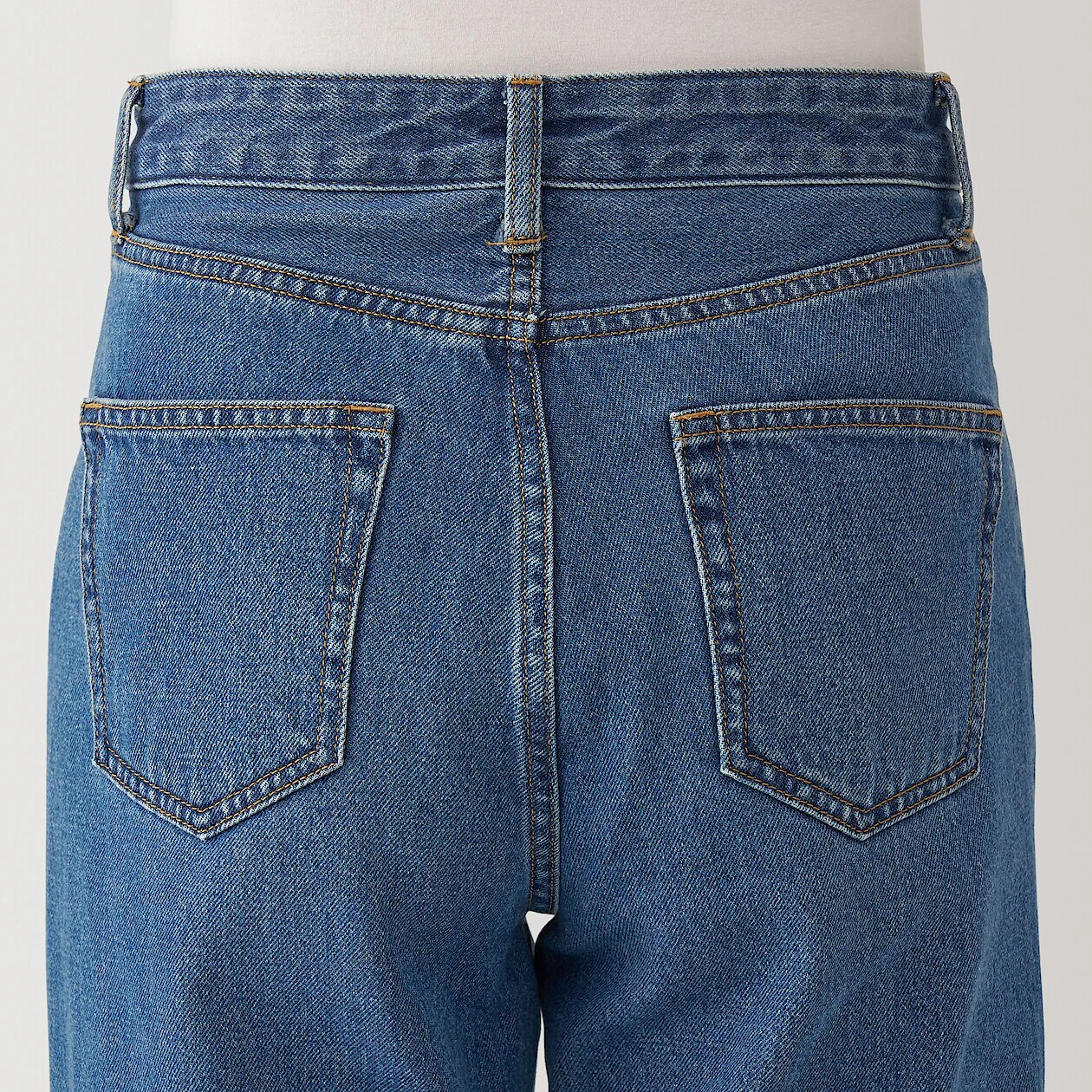 Kapok Blend Denim Straight Pants - Image 15