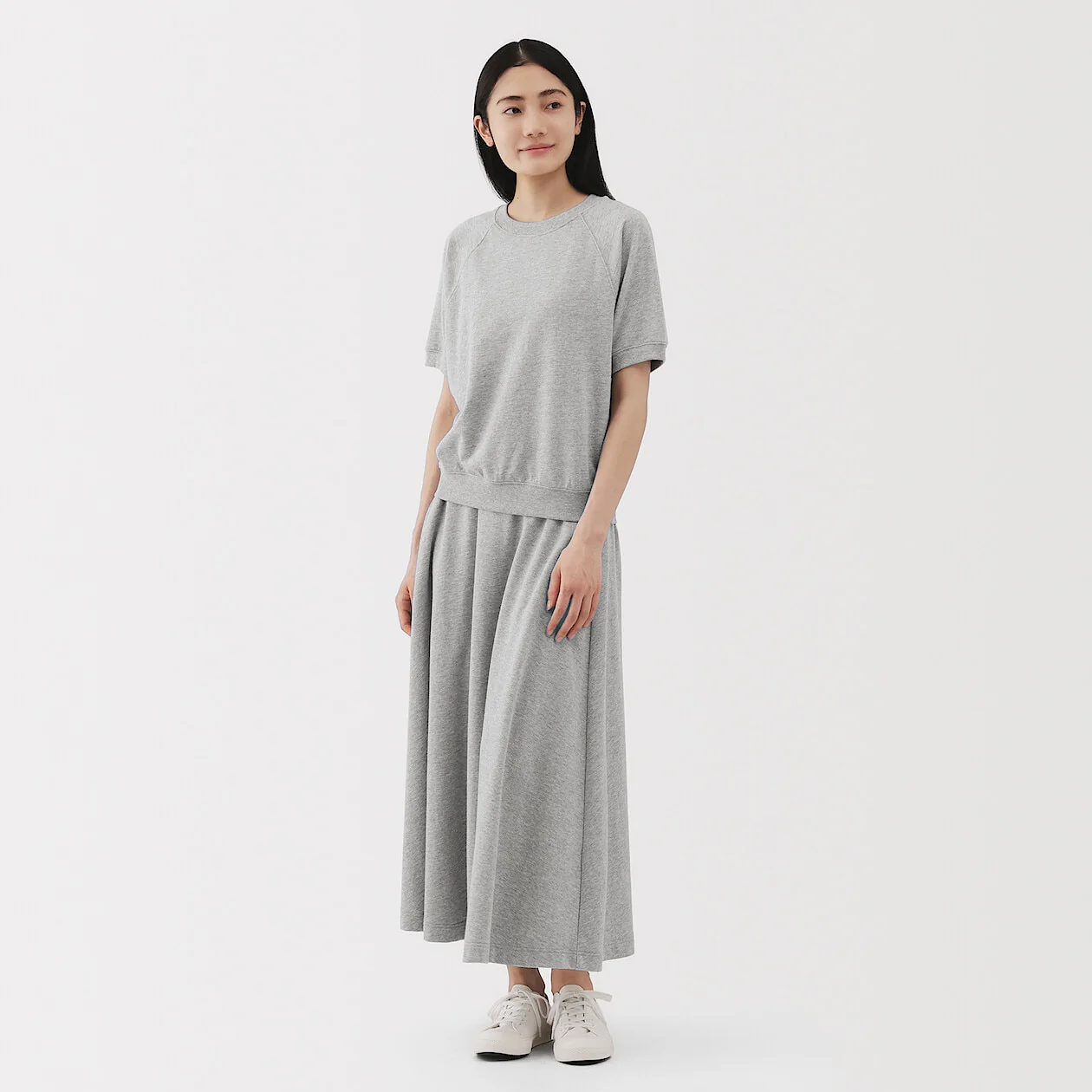 Lightweight Crewneck Short Sleeve Sweatshirt - Image 2