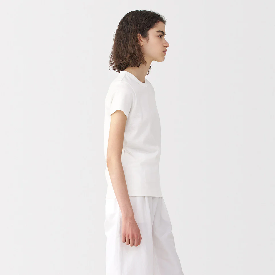 MUJI Labo Linen Blend Short Sleeve T-Shirt - Image 10