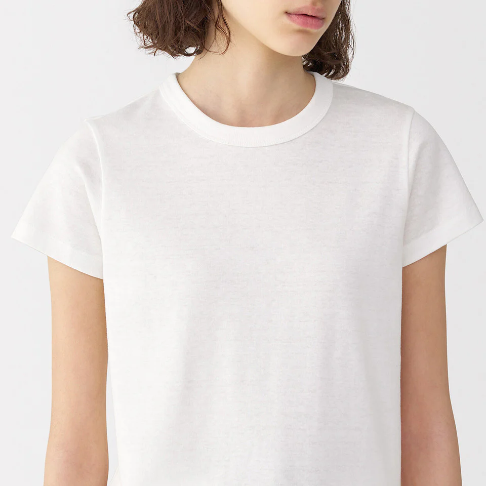 MUJI Labo Linen Blend Short Sleeve T-Shirt - Image 12