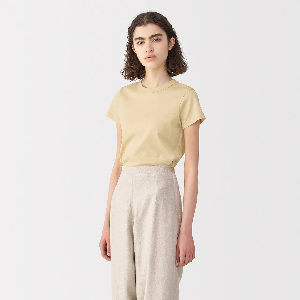 MUJI Labo Linen Blend Short Sleeve T-Shirt - Image 22