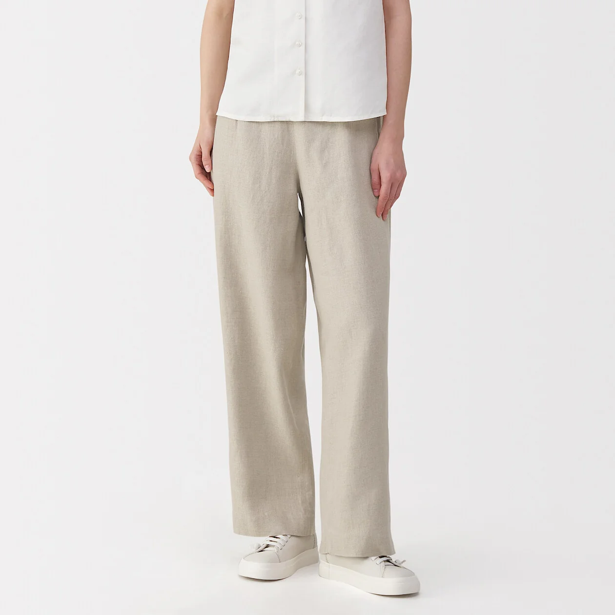 MUJI Labo Linen Wide Pants - Image 10