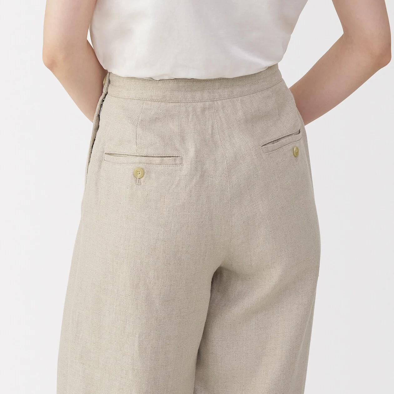 MUJI Labo Linen Wide Pants - Image 15