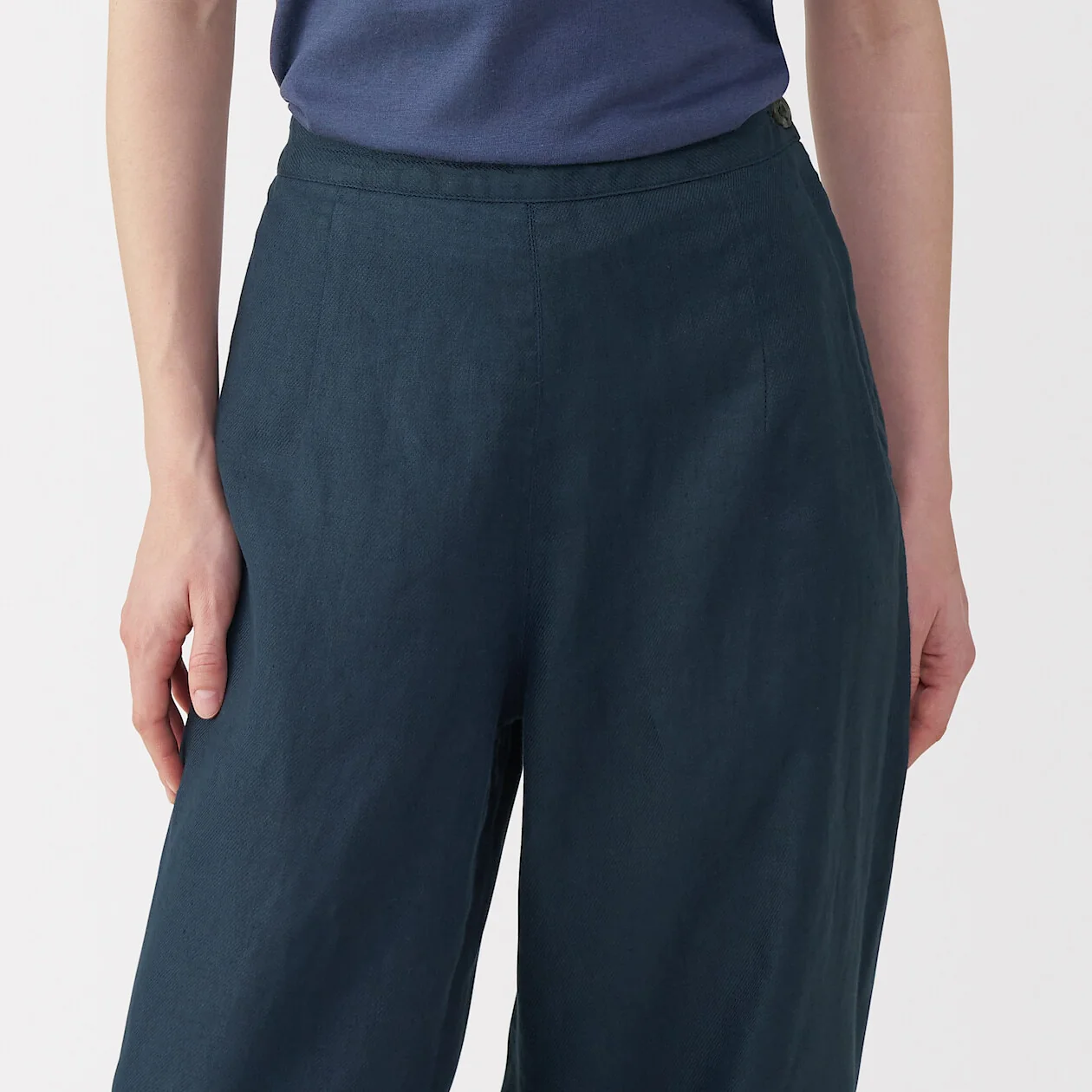 MUJI Labo Linen Wide Pants - Image 5