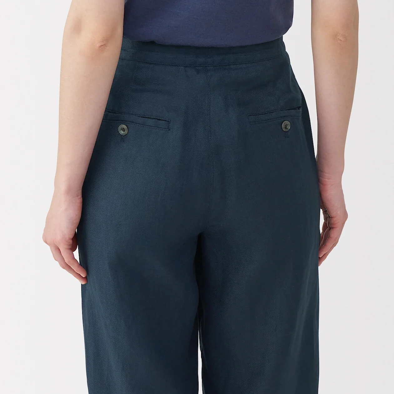 MUJI Labo Linen Wide Pants - Image 6