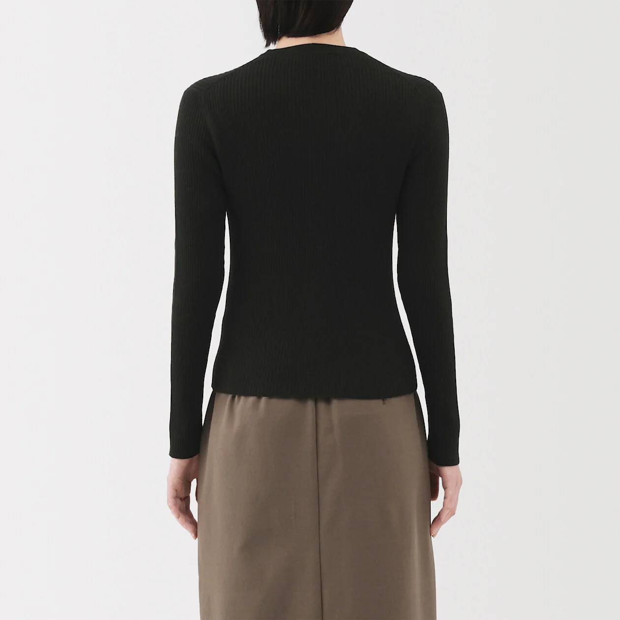 Lyocell Blend V-Neck Cardigan - Image 4