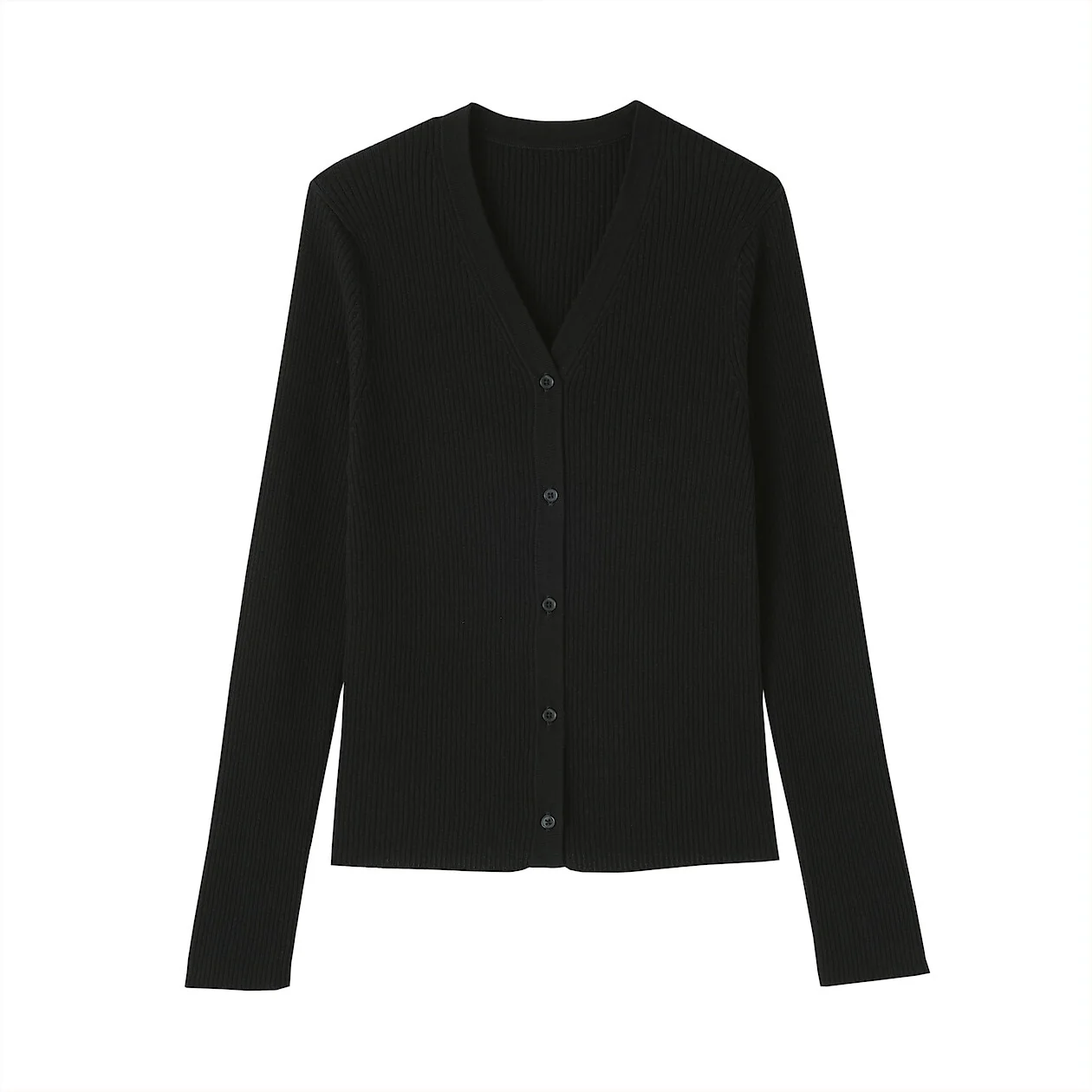 Lyocell Blend V-Neck Cardigan - Image 6