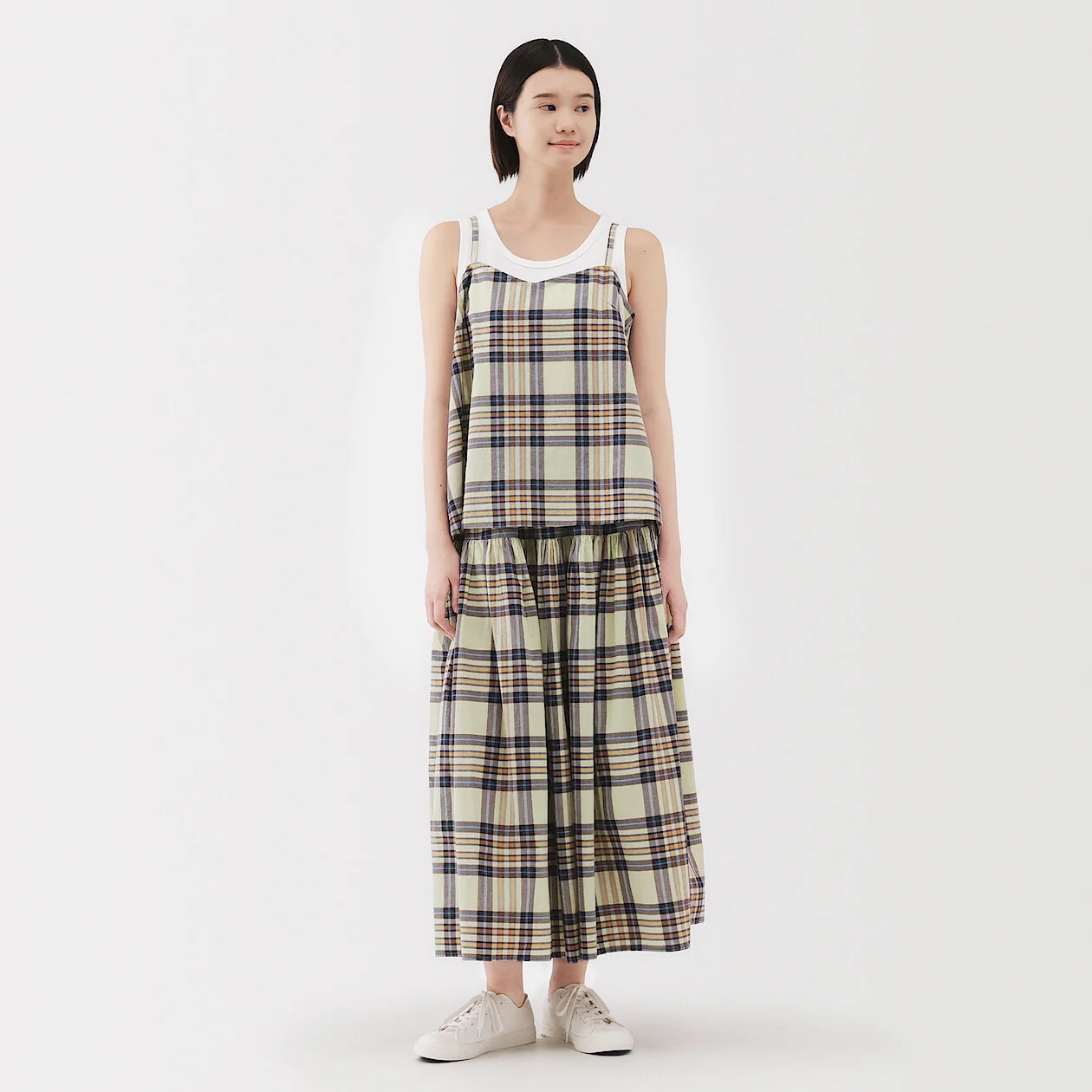 Madras Check Camisole Blouse - Image 10