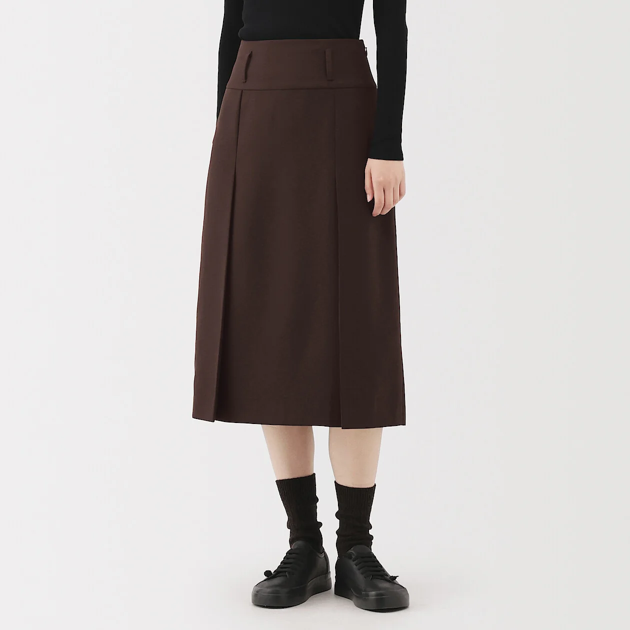 Midi Skirt with Belt Loops - Image 8