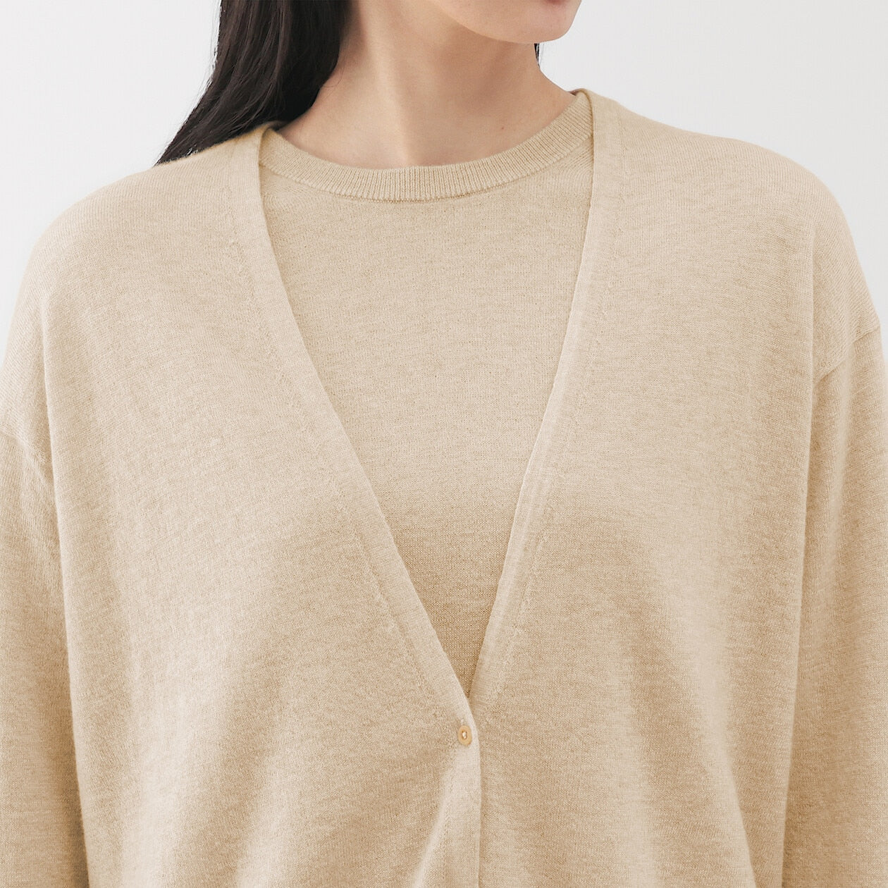 Natural Colour Cashmere Cardigan - Image 9