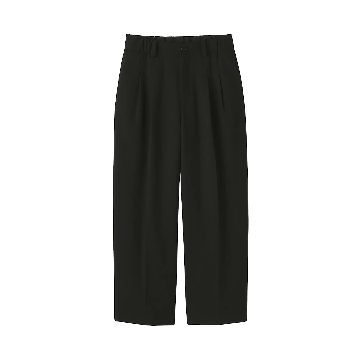 Polyester Twill Tucked Wide Pants - Image 13
