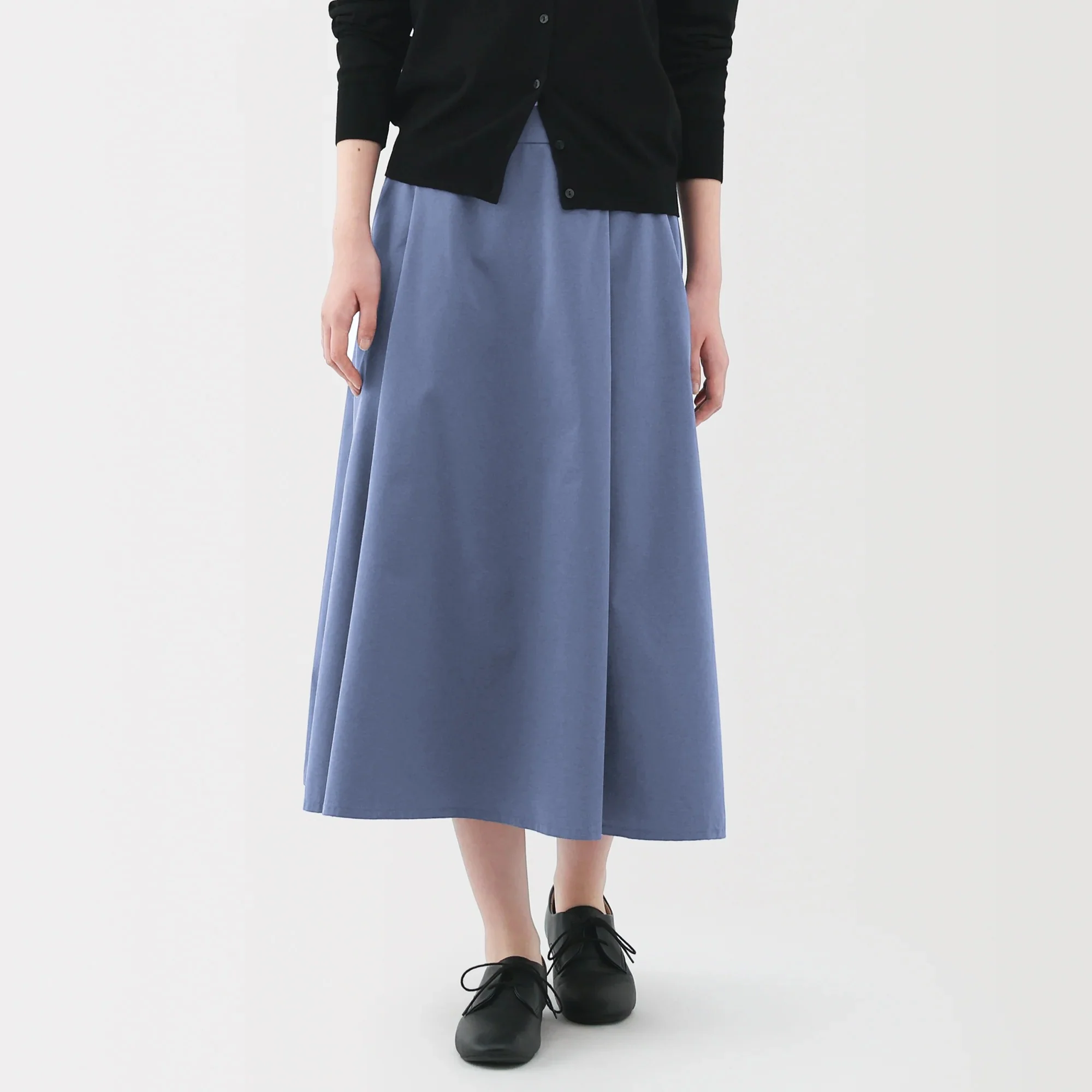 Quick Dry Broadcloth Flare Skirt