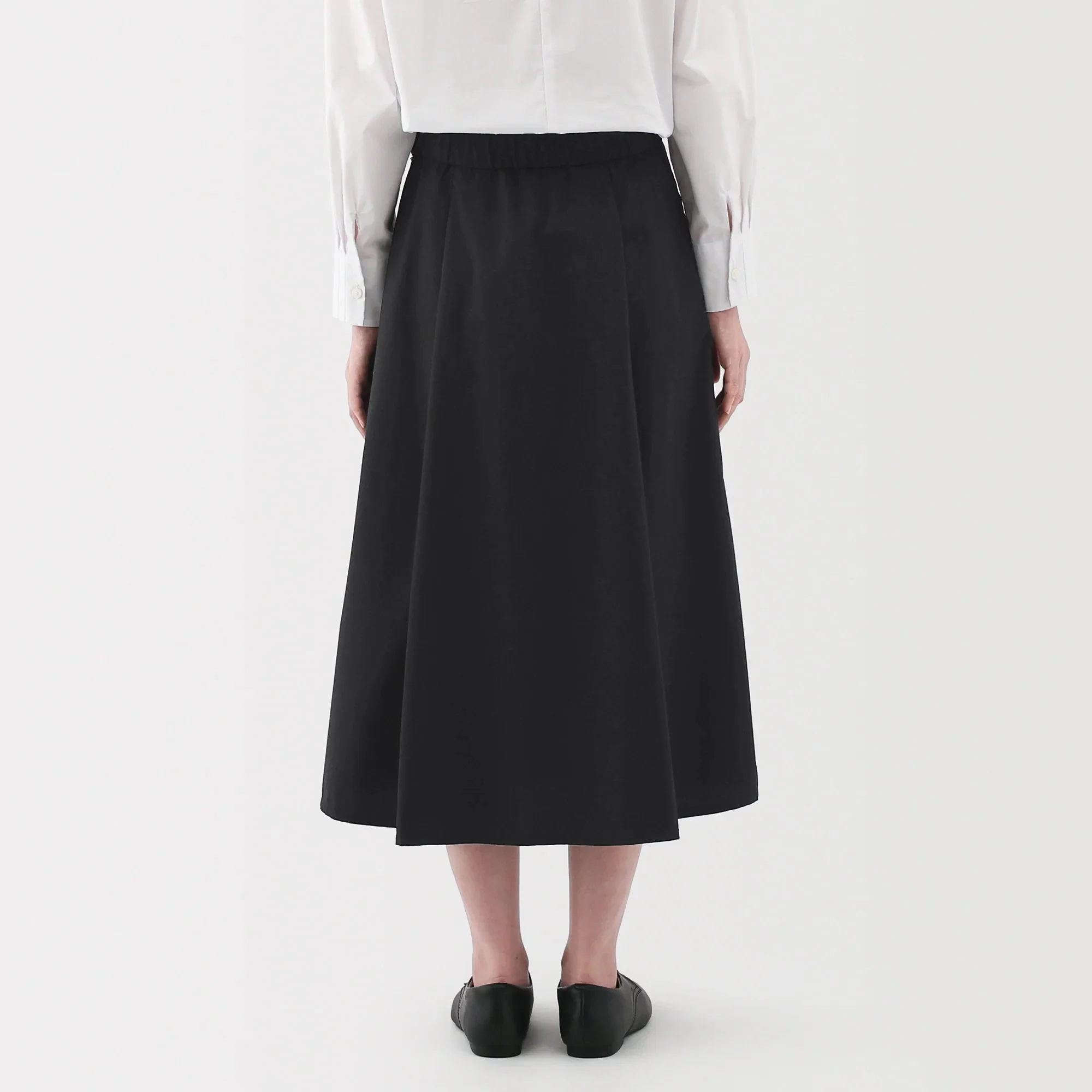Quick Dry Broadcloth Flare Skirt - Image 17