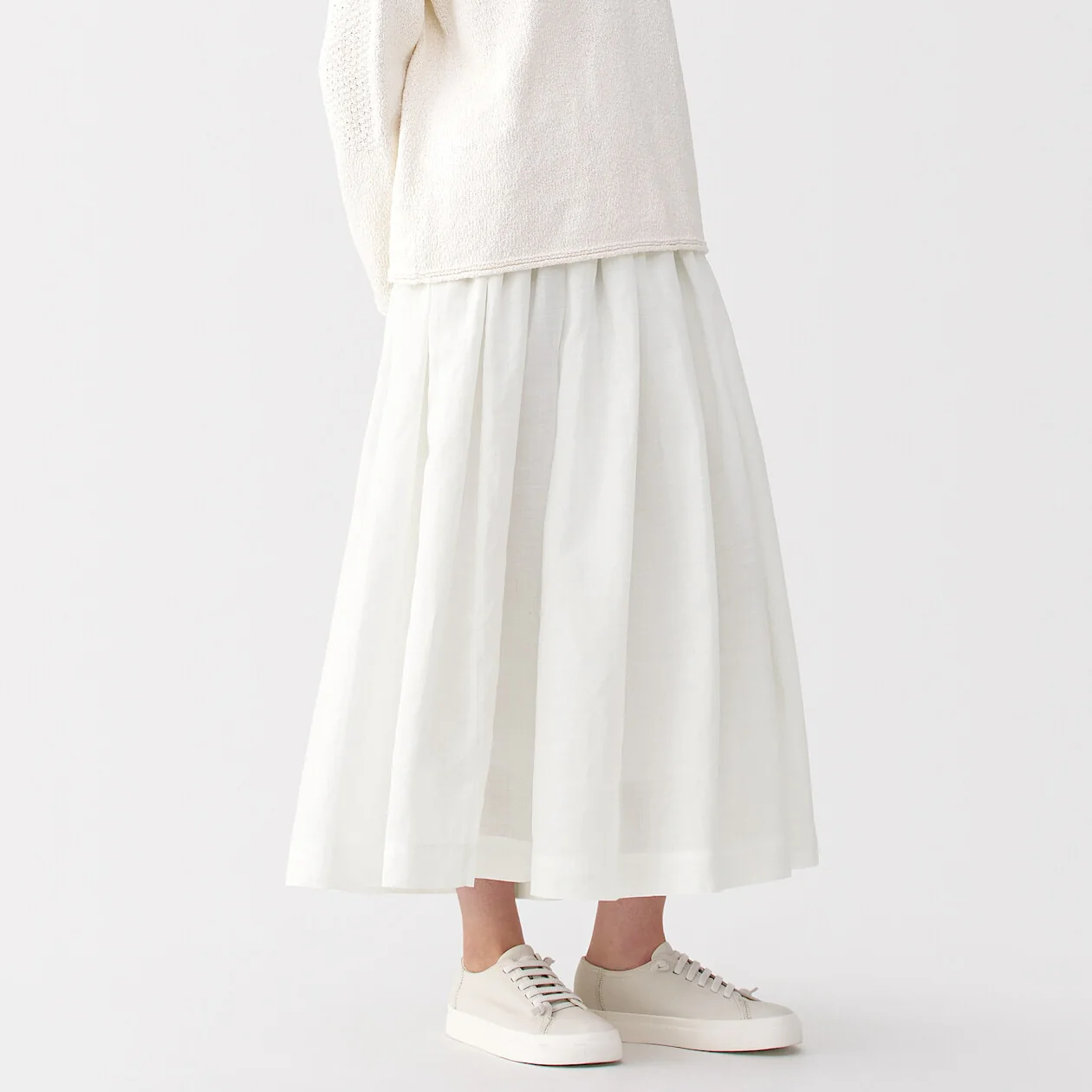 MUJI Labo Ramie Maxi Skirt - Image 12