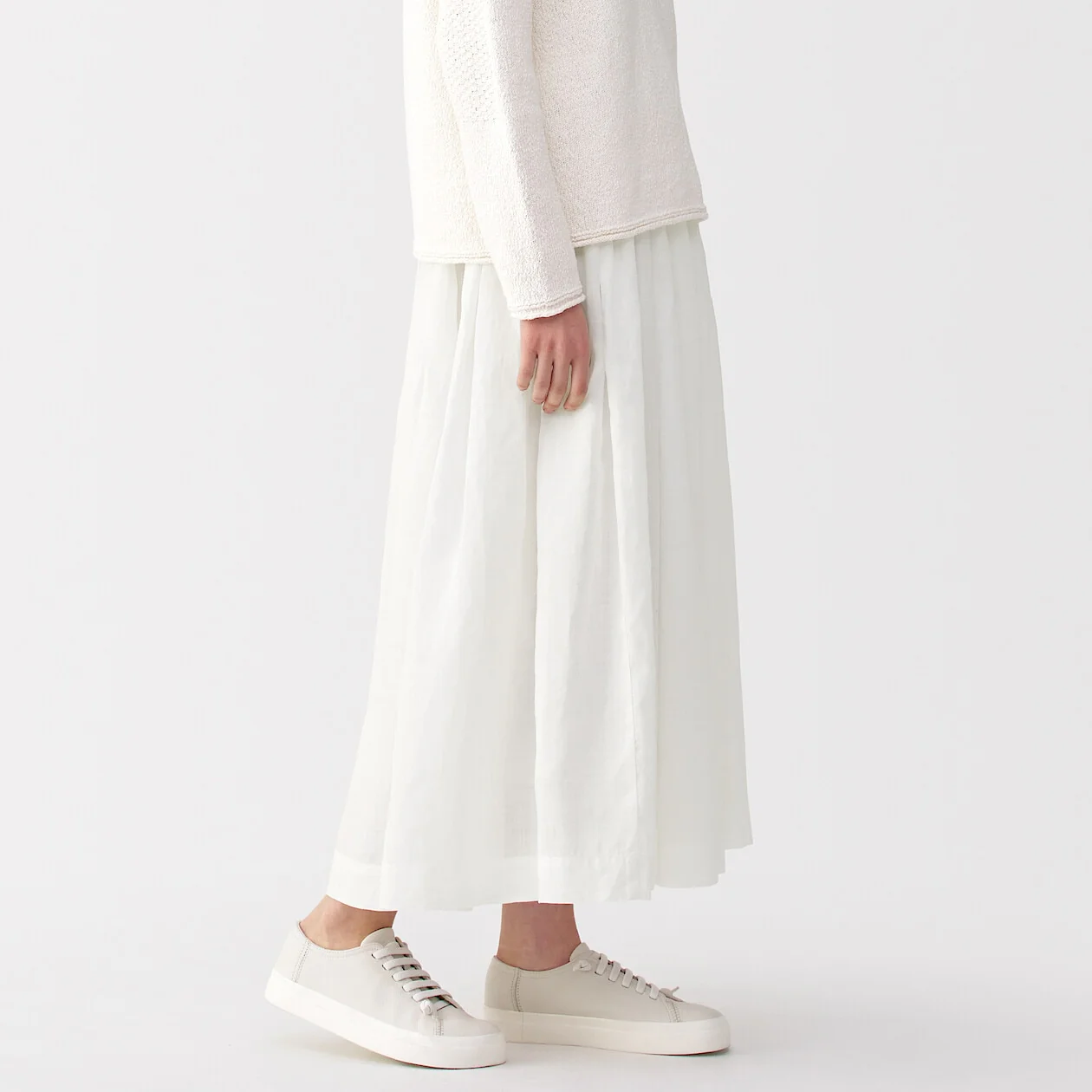 MUJI Labo Ramie Maxi Skirt - Image 13