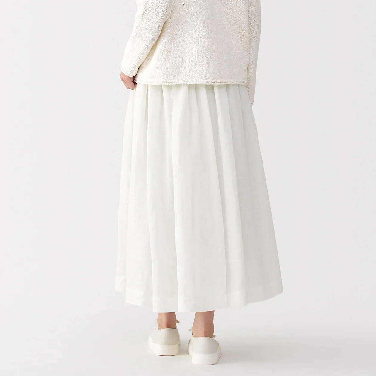 MUJI Labo Ramie Maxi Skirt - Image 14
