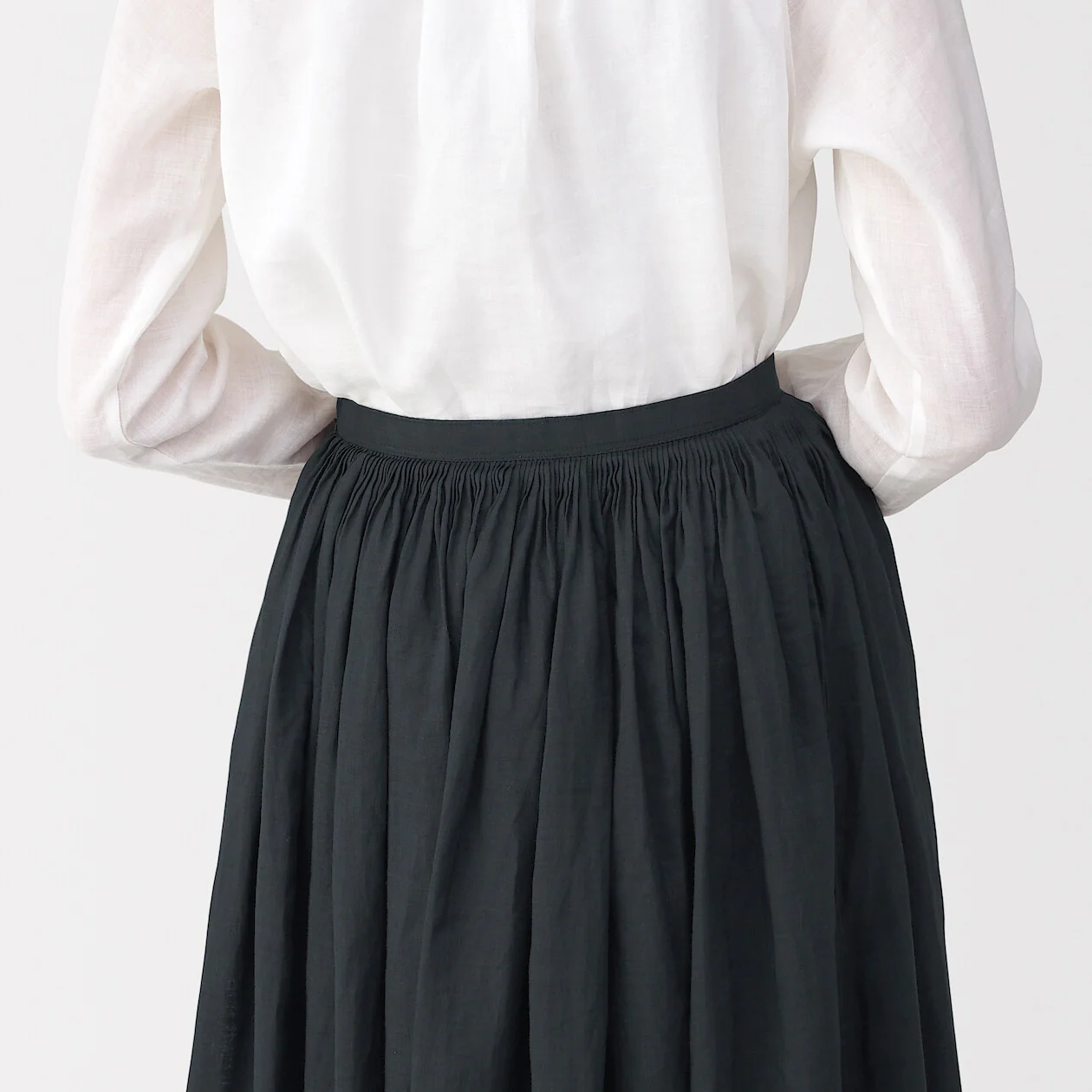 MUJI Labo Ramie Maxi Skirt - Image 6