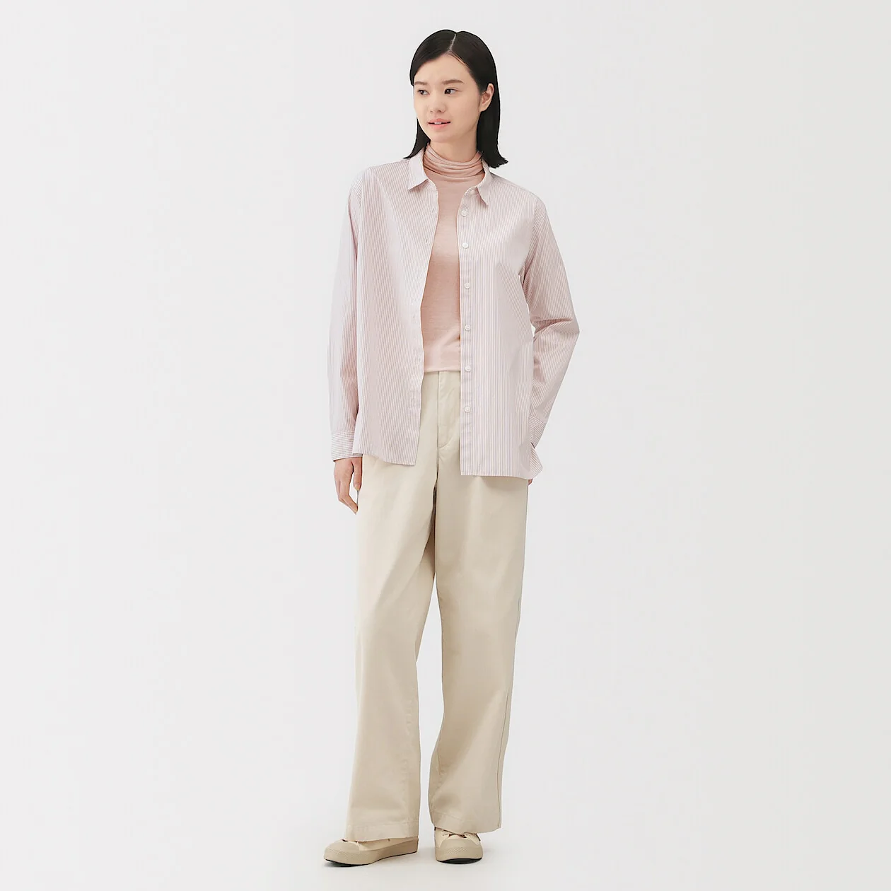 Sheer Turtleneck Long Sleeve T-Shirt - Image 20