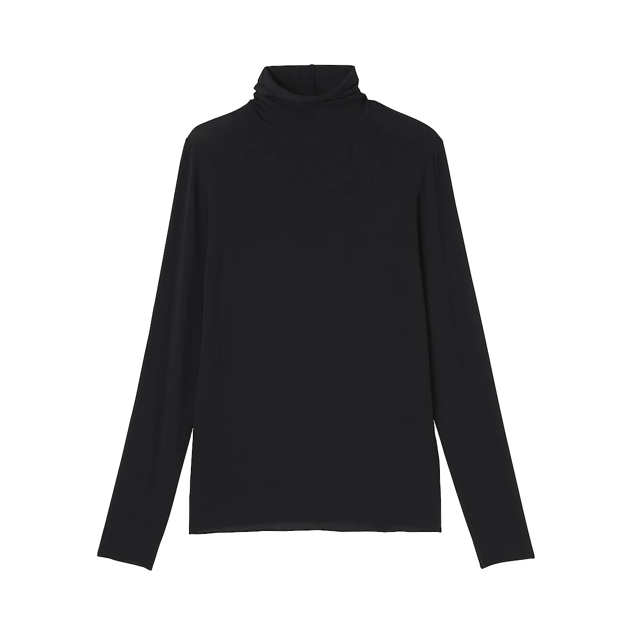 Sheer Turtleneck Long Sleeve T-Shirt - Image 8