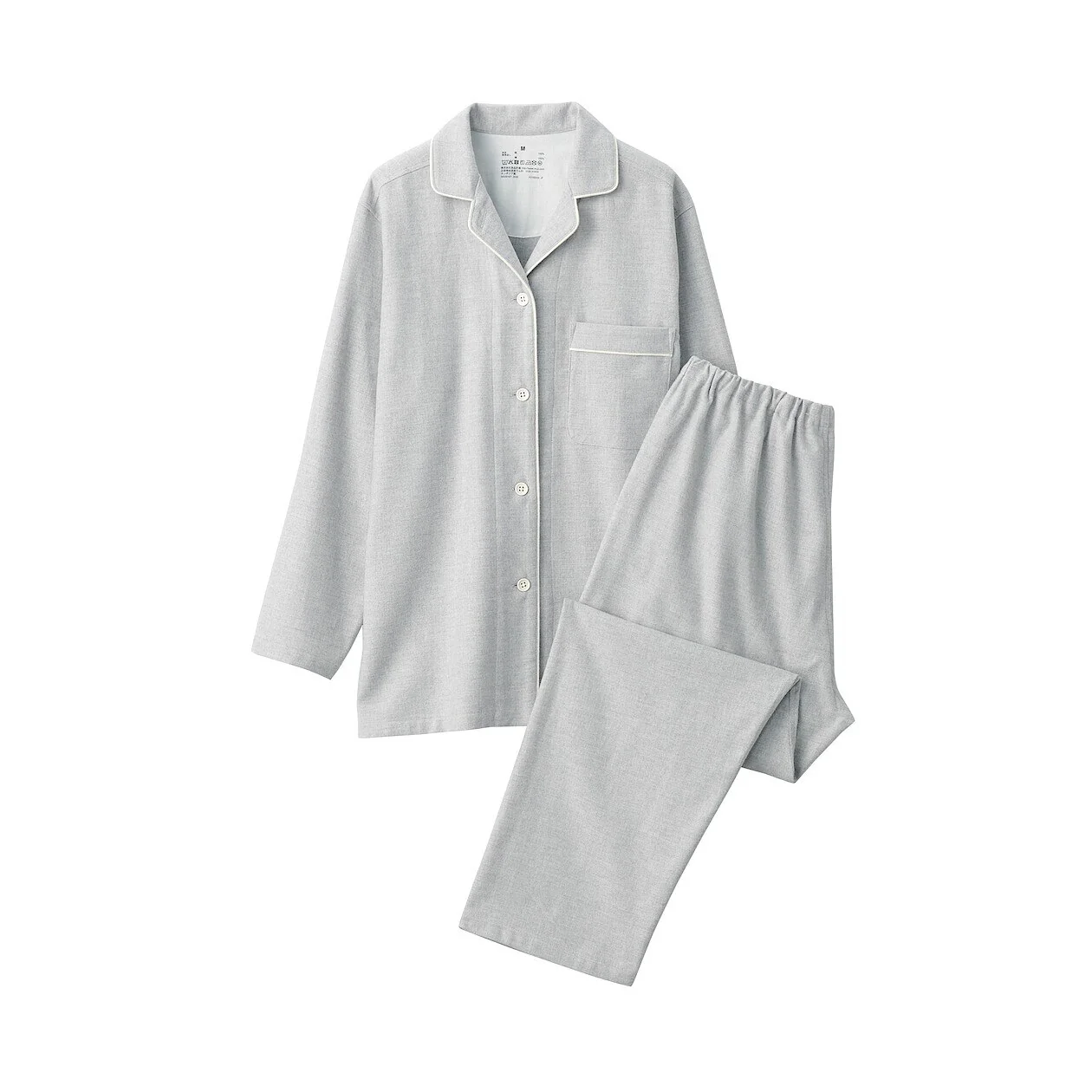 Side Seamless Flannel Long Sleeve Pyjamas - Image 22