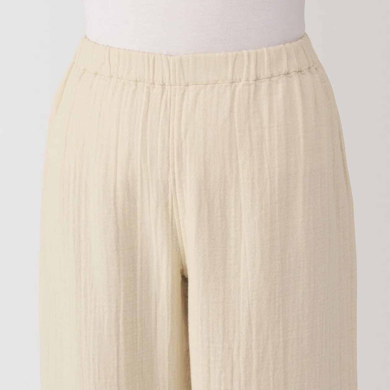 Side Seamless Gauze Long Sleeve Pyjamas - Image 6