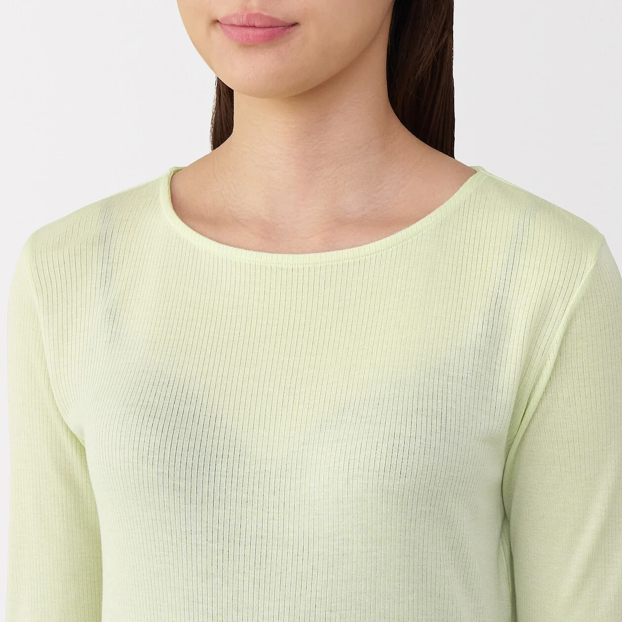 Silk Blend Sheer Long Sleeve T-Shirt - Image 21