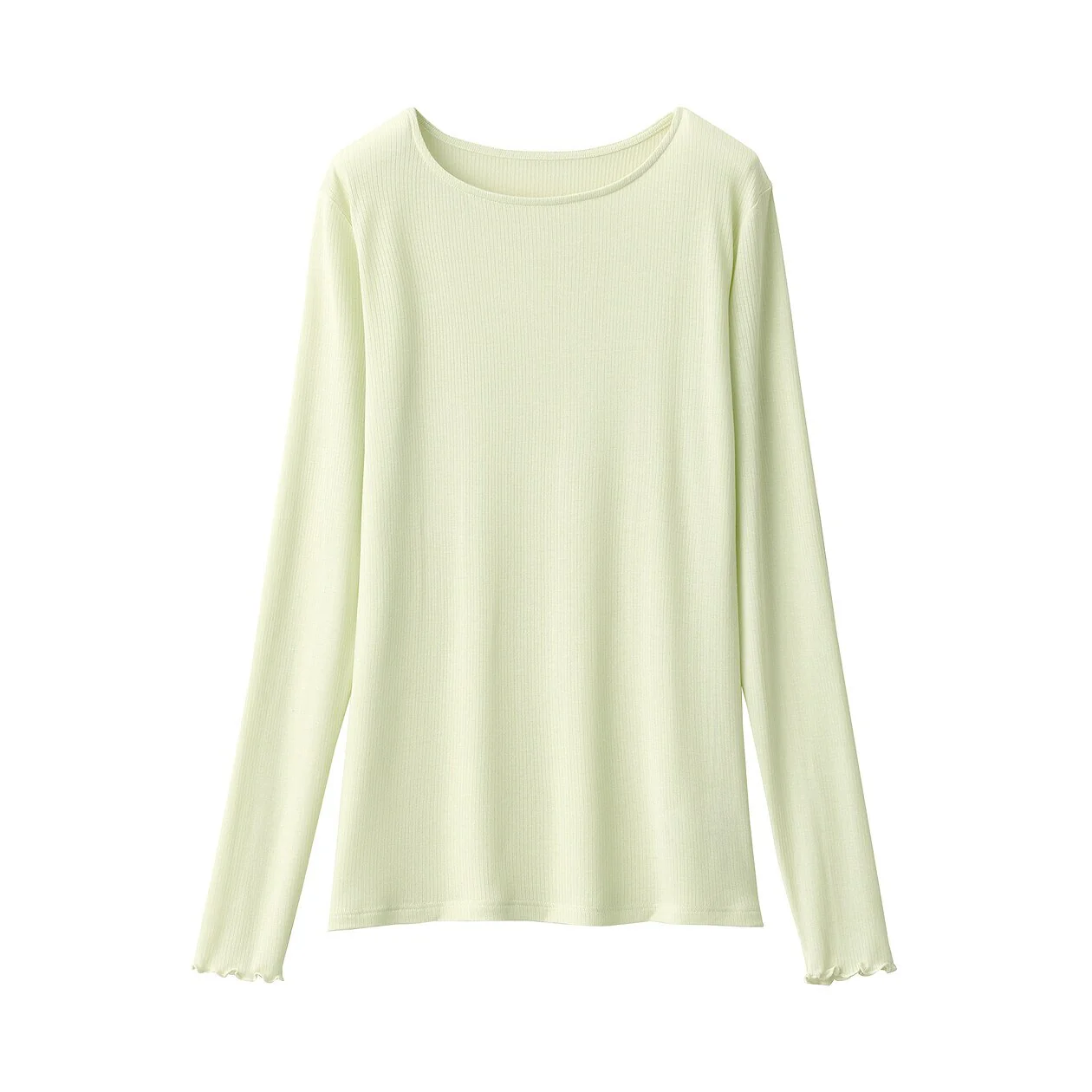 Silk Blend Sheer Long Sleeve T-Shirt - Image 22
