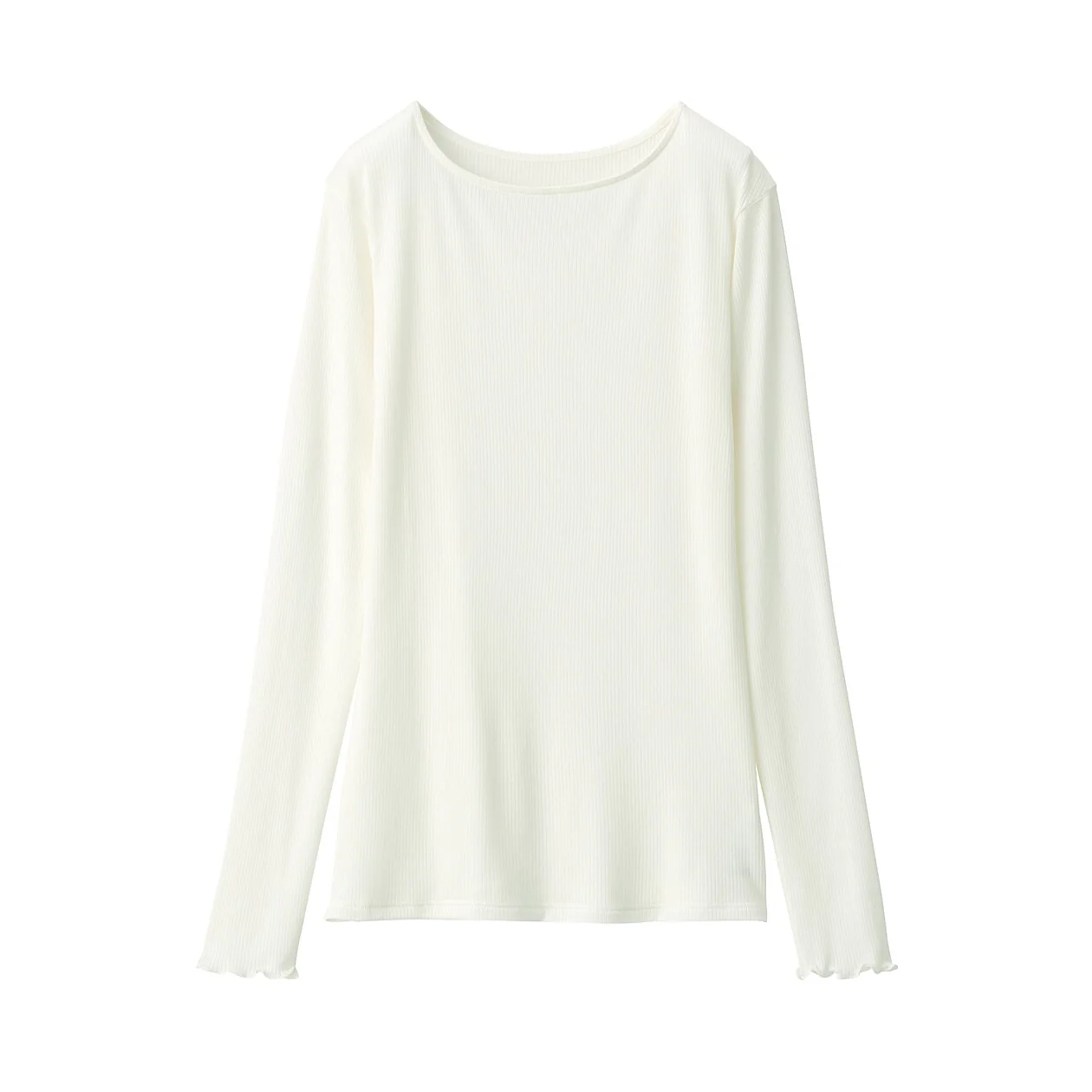 Silk Blend Sheer Long Sleeve T-Shirt - Image 6