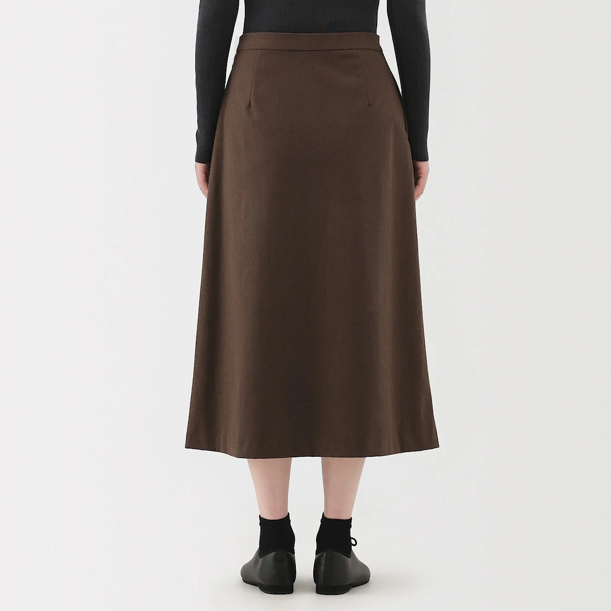 Stretch Brushed Flare Skirt - Image 4